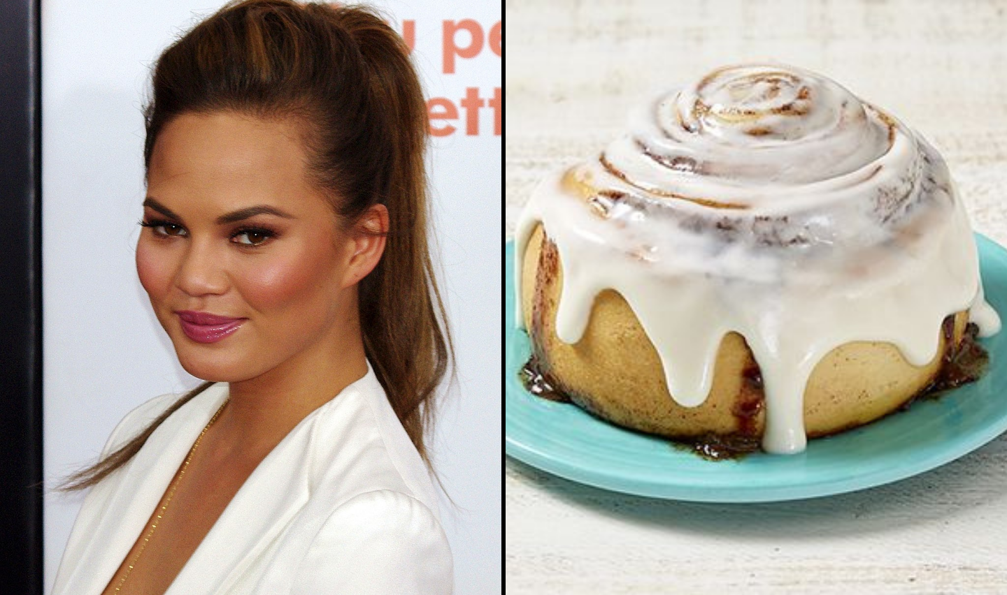 Chrissy Teigen: Cinnamon Bun from Cinnabon
