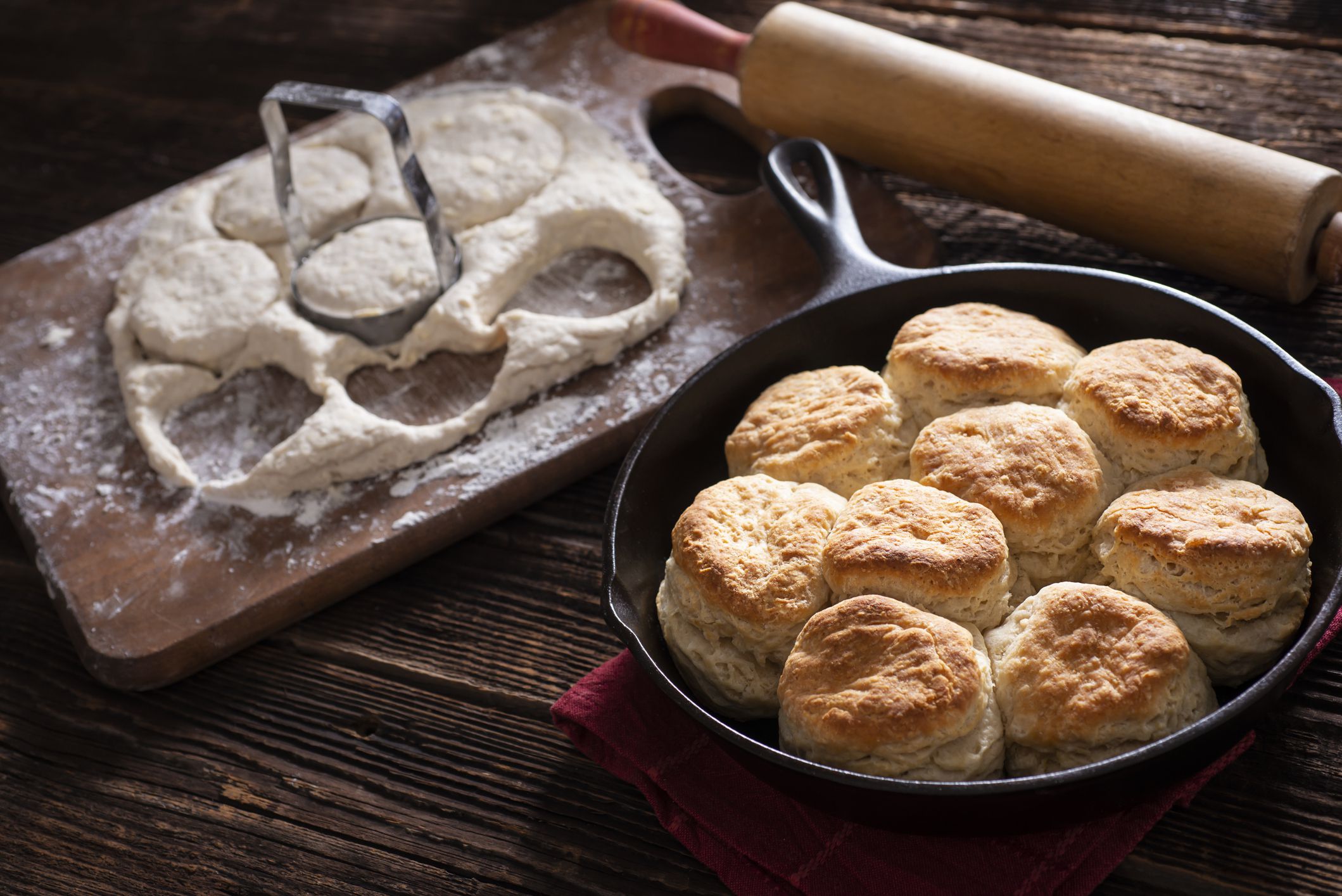 Making Fresh Buttermilk Biscuits