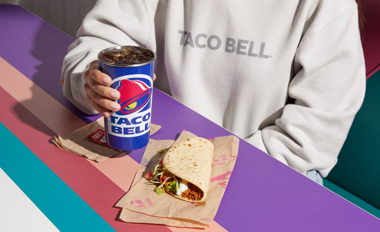 Taco Bell decades menu gordita supreme