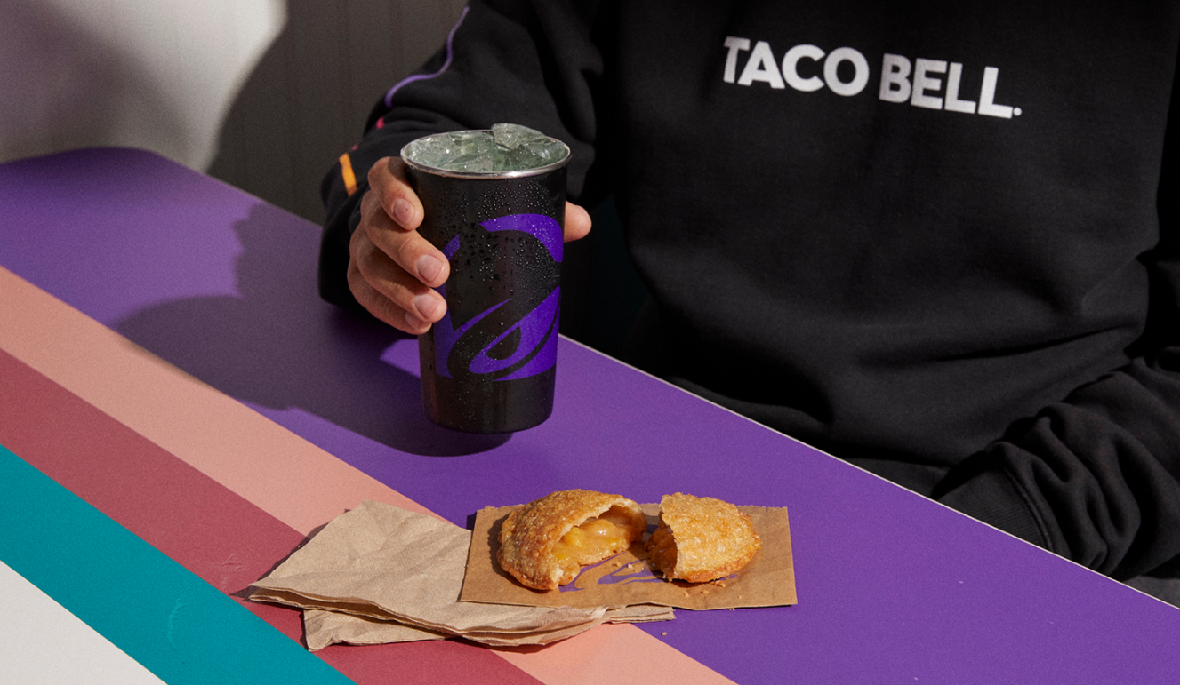 Taco Bell decades menu caramel apple empanada