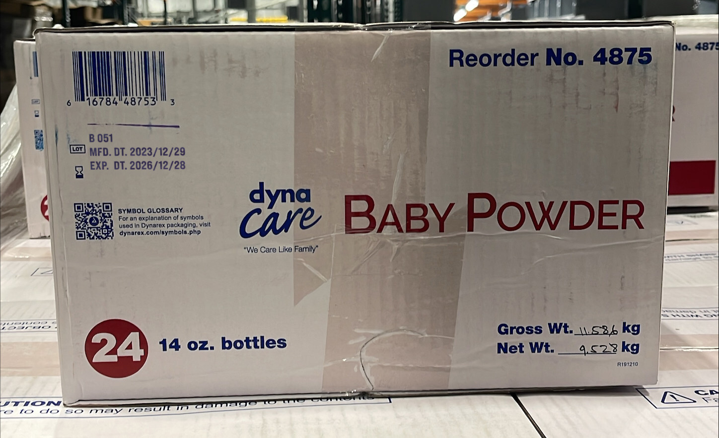 Dynacare baby powder recall case