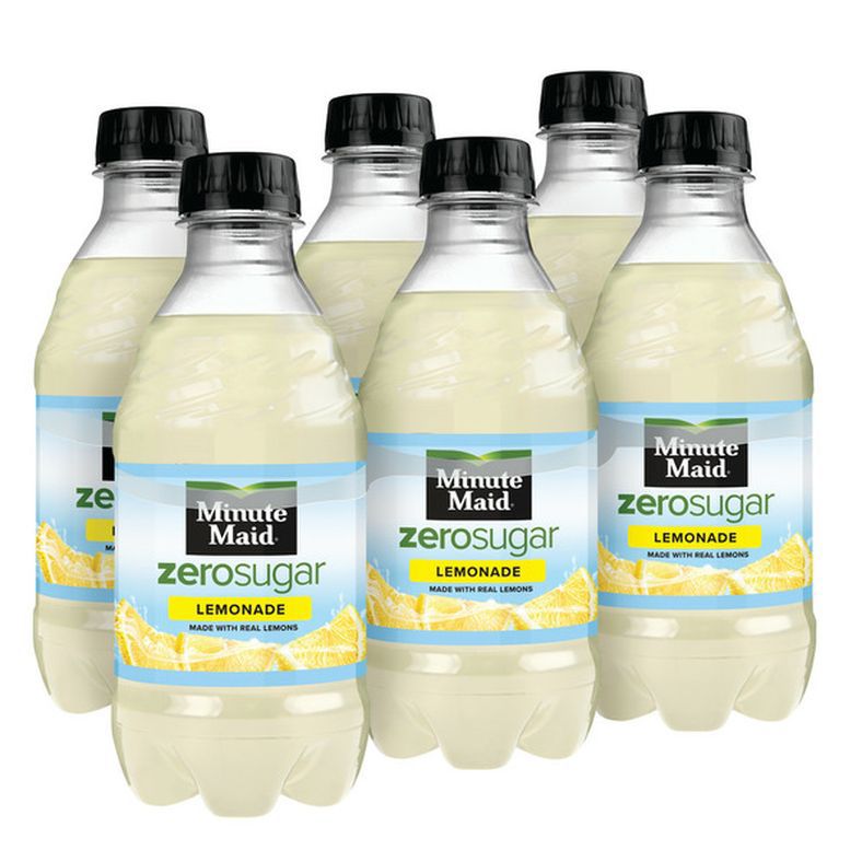 6 pack of minute made zero sugar lemonade