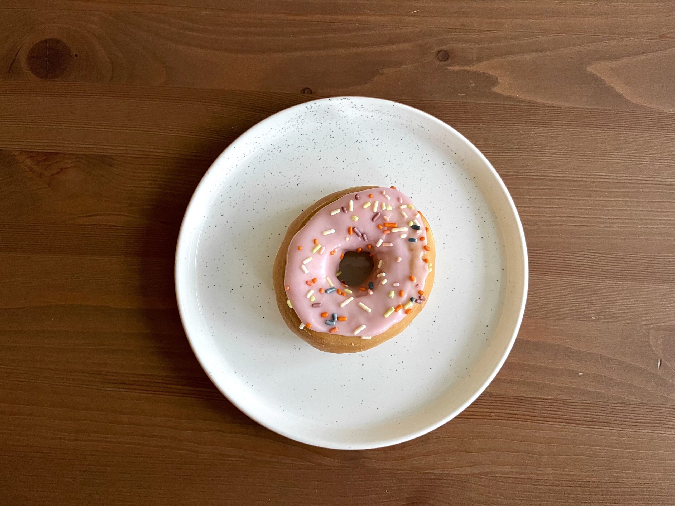 Dunkin Donuts Strawberry Frosted with Sprinkles