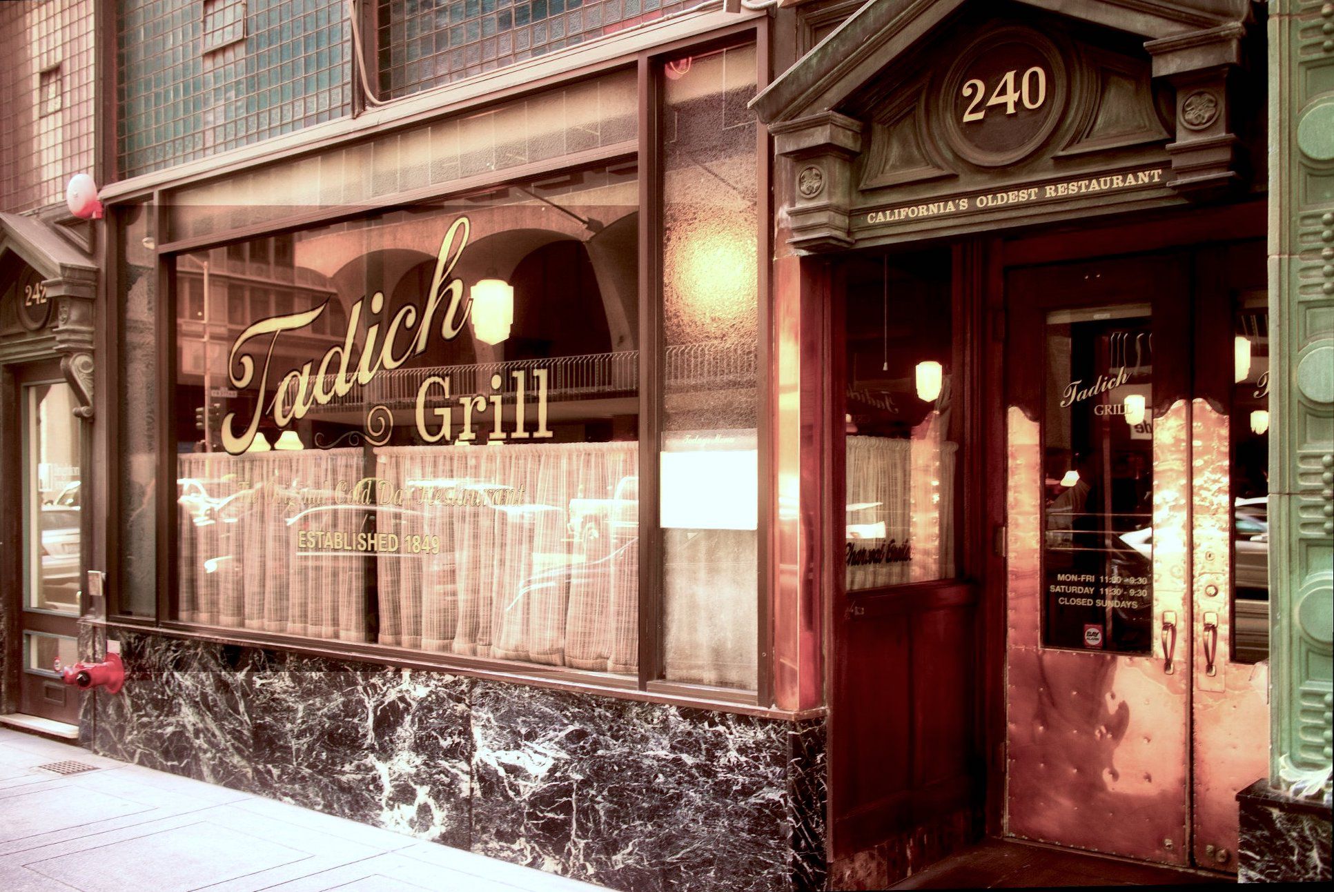 California – Tadich Grill
