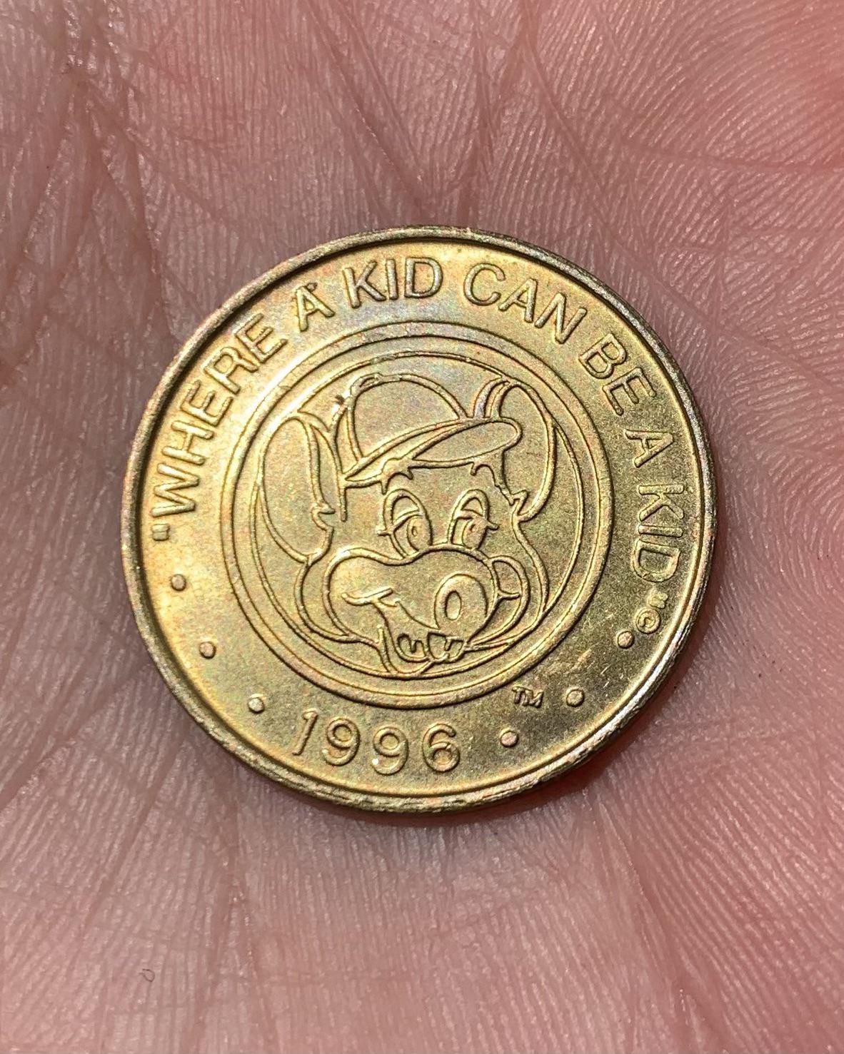 1996 Chuck E. Cheese Token