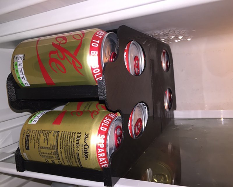 Refrigerator Beer / Pop Can Holder / Dispenser