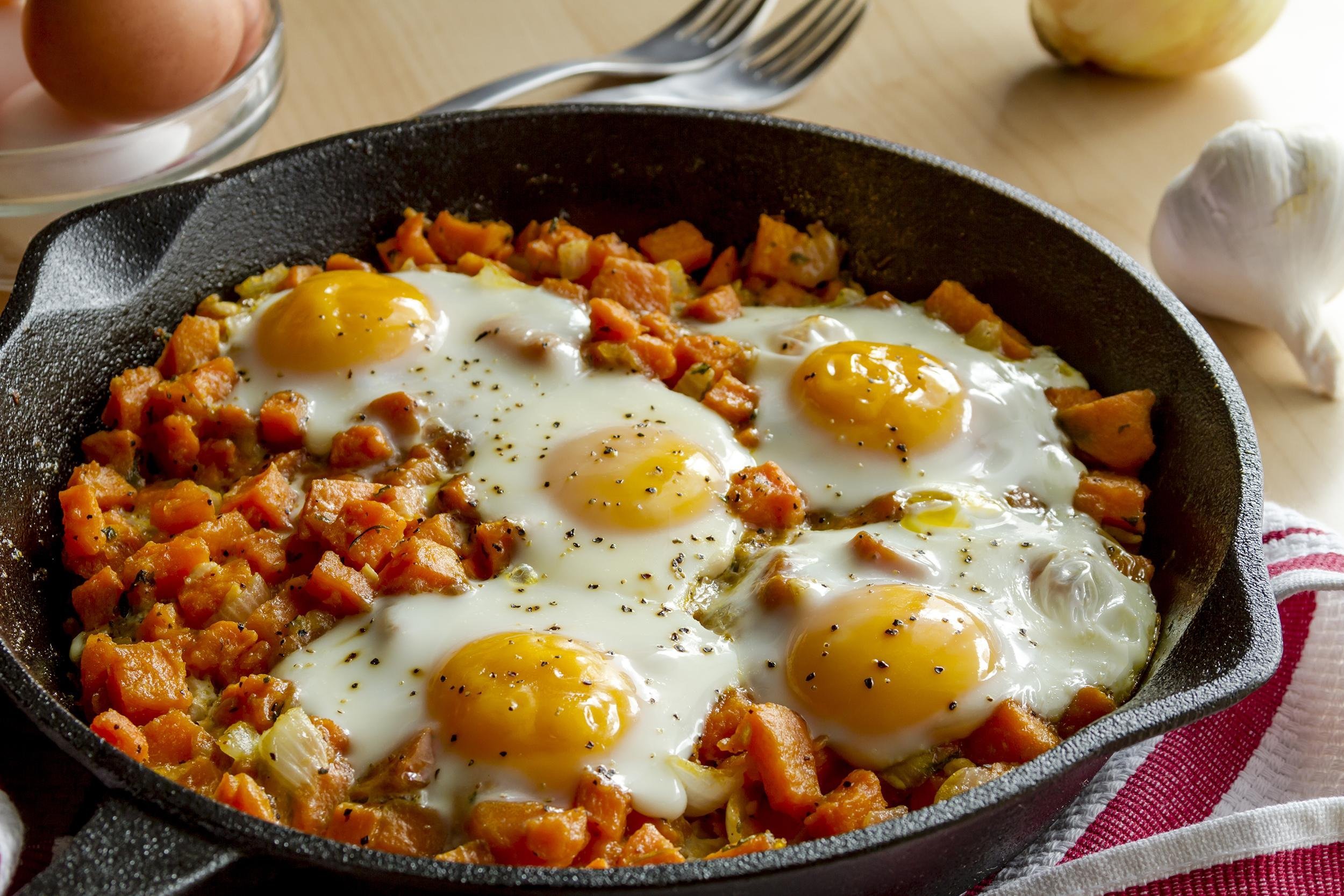Brussels Sprout, Potato, and Turkey Hash