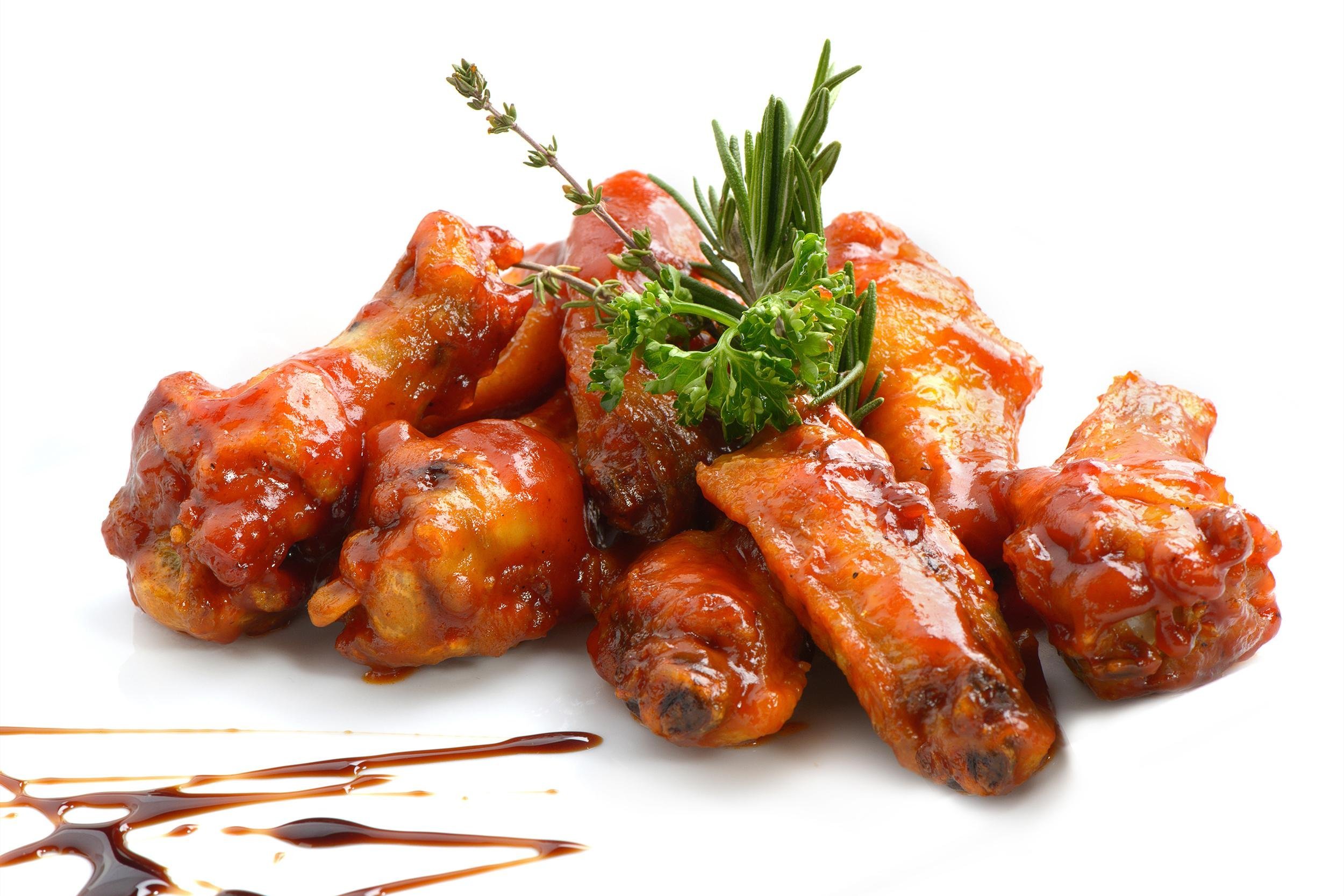Cranberry-Glazed Wings
