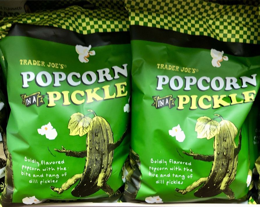 7. Pickle-Flavored Popcorn
