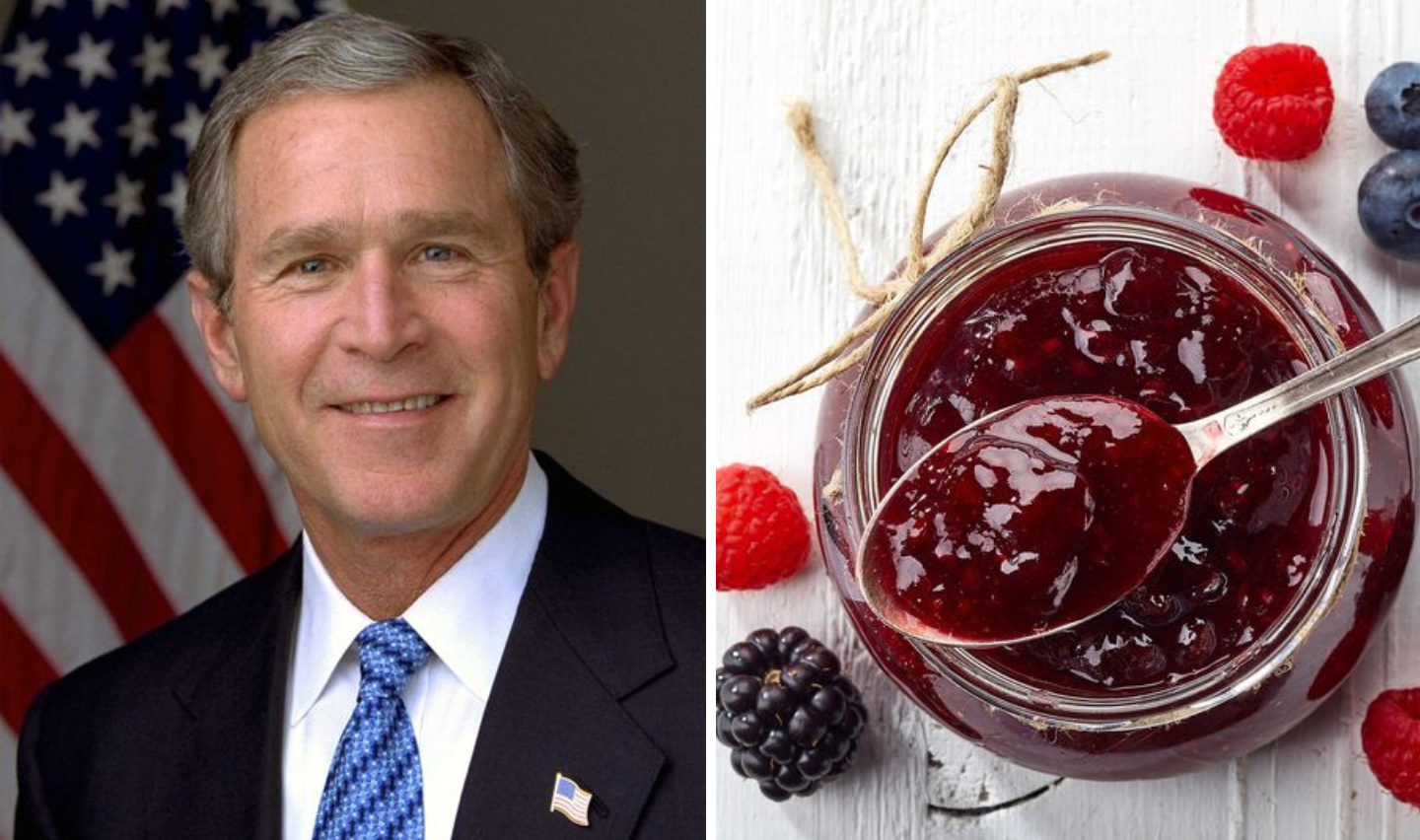 George Bush and wine jelly