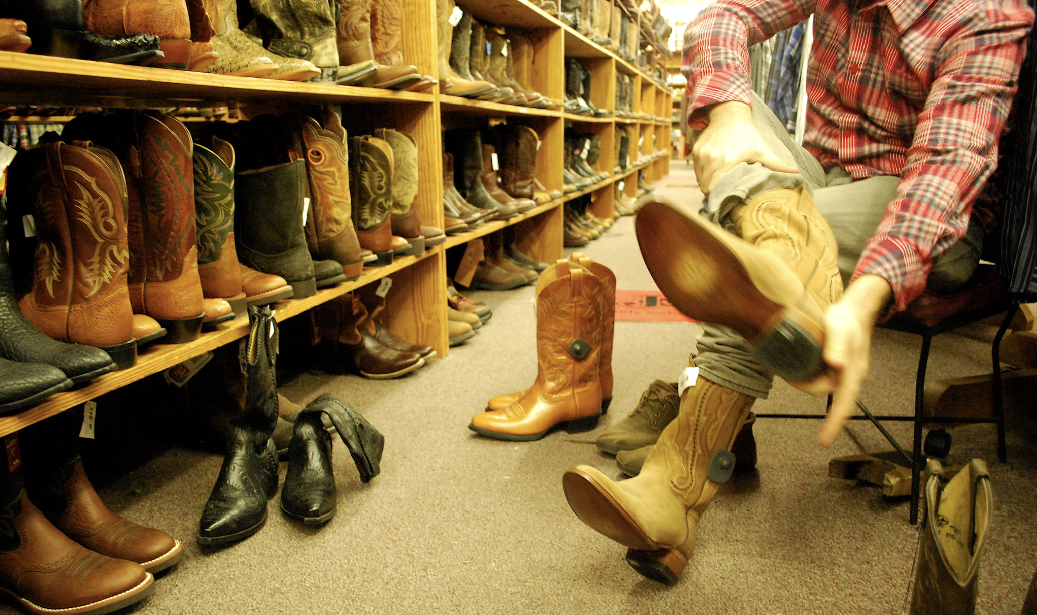 buying boots