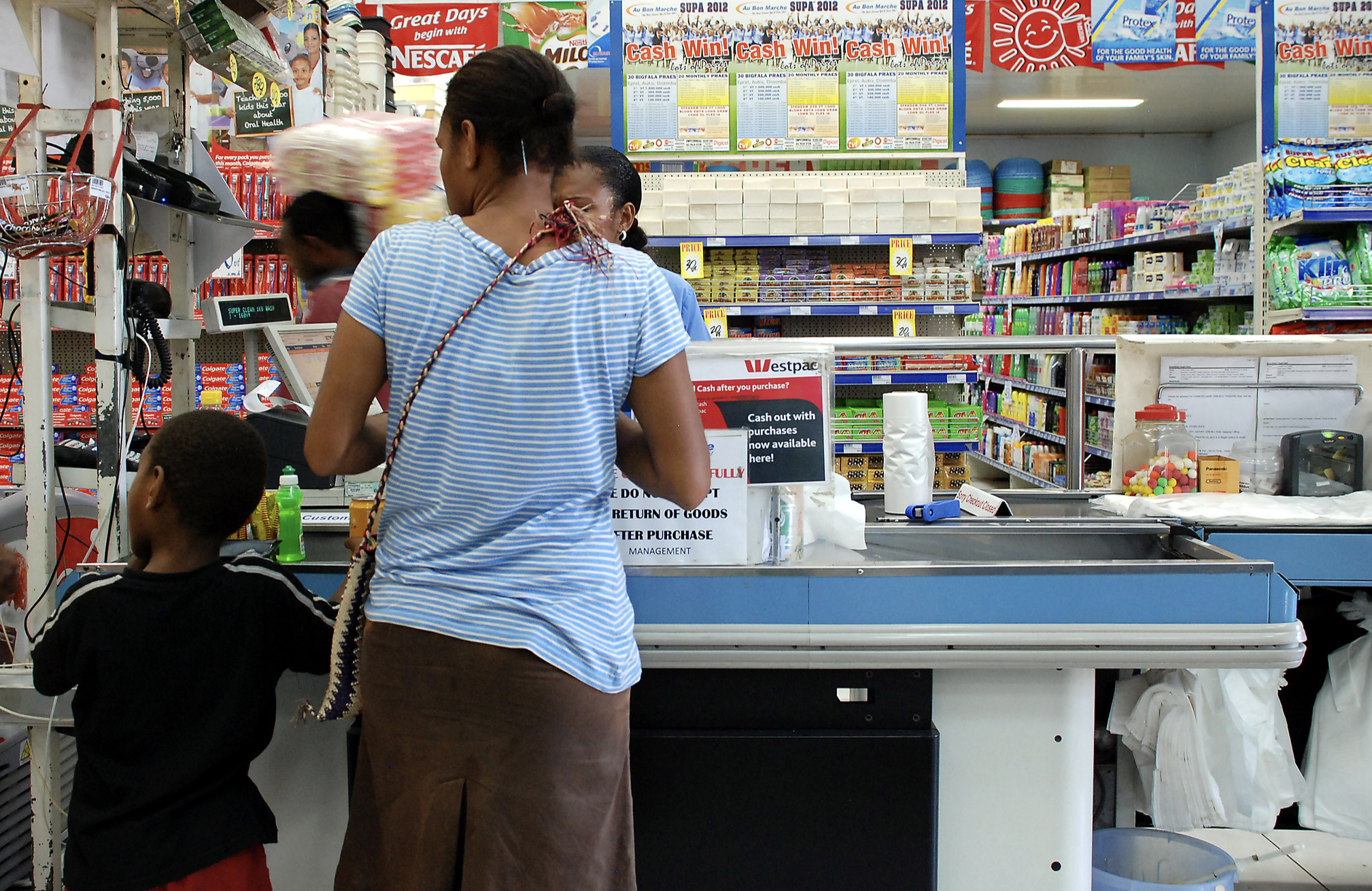grocery store checkout