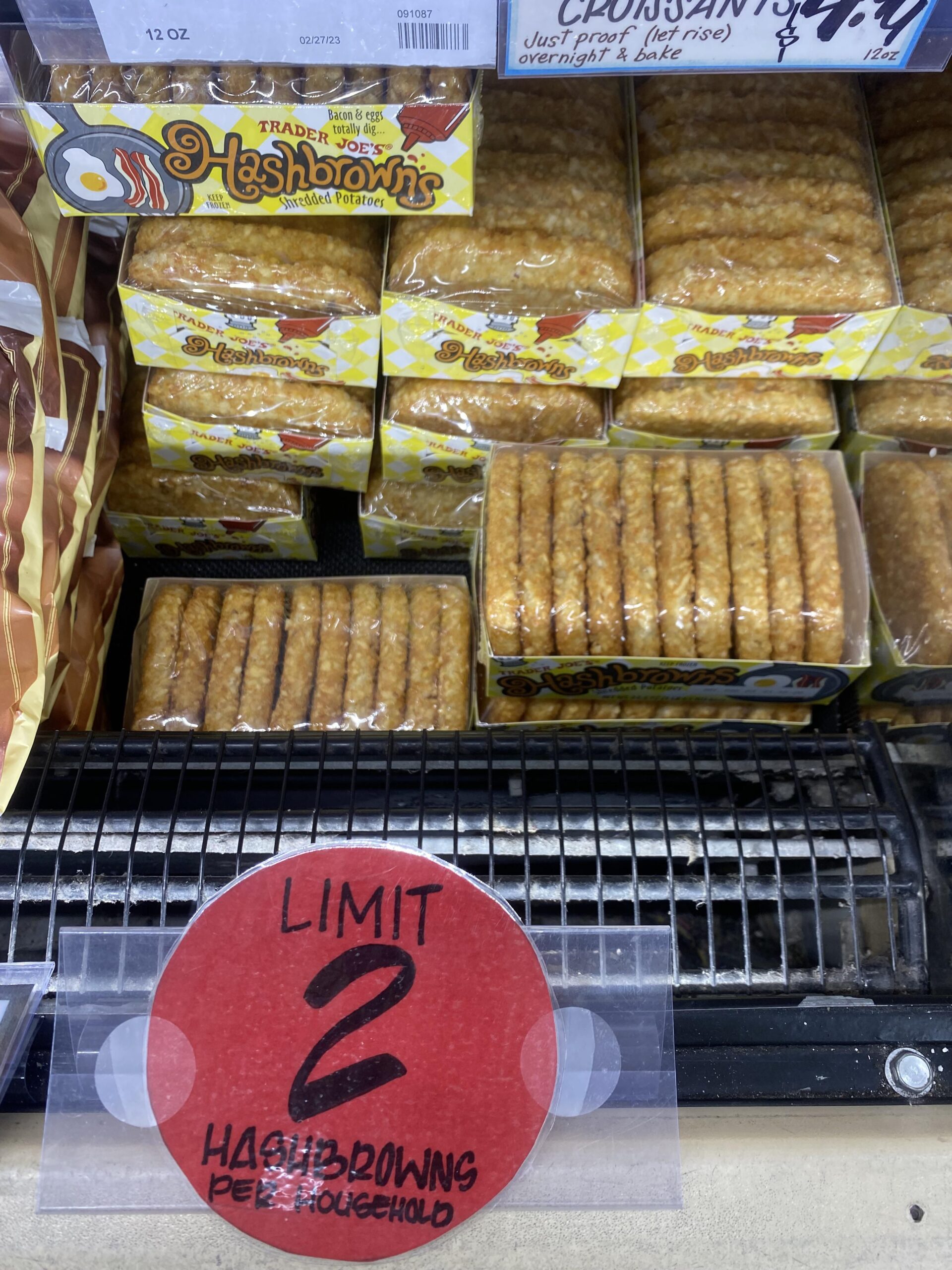 Trader Joe's Hashbrown Limit