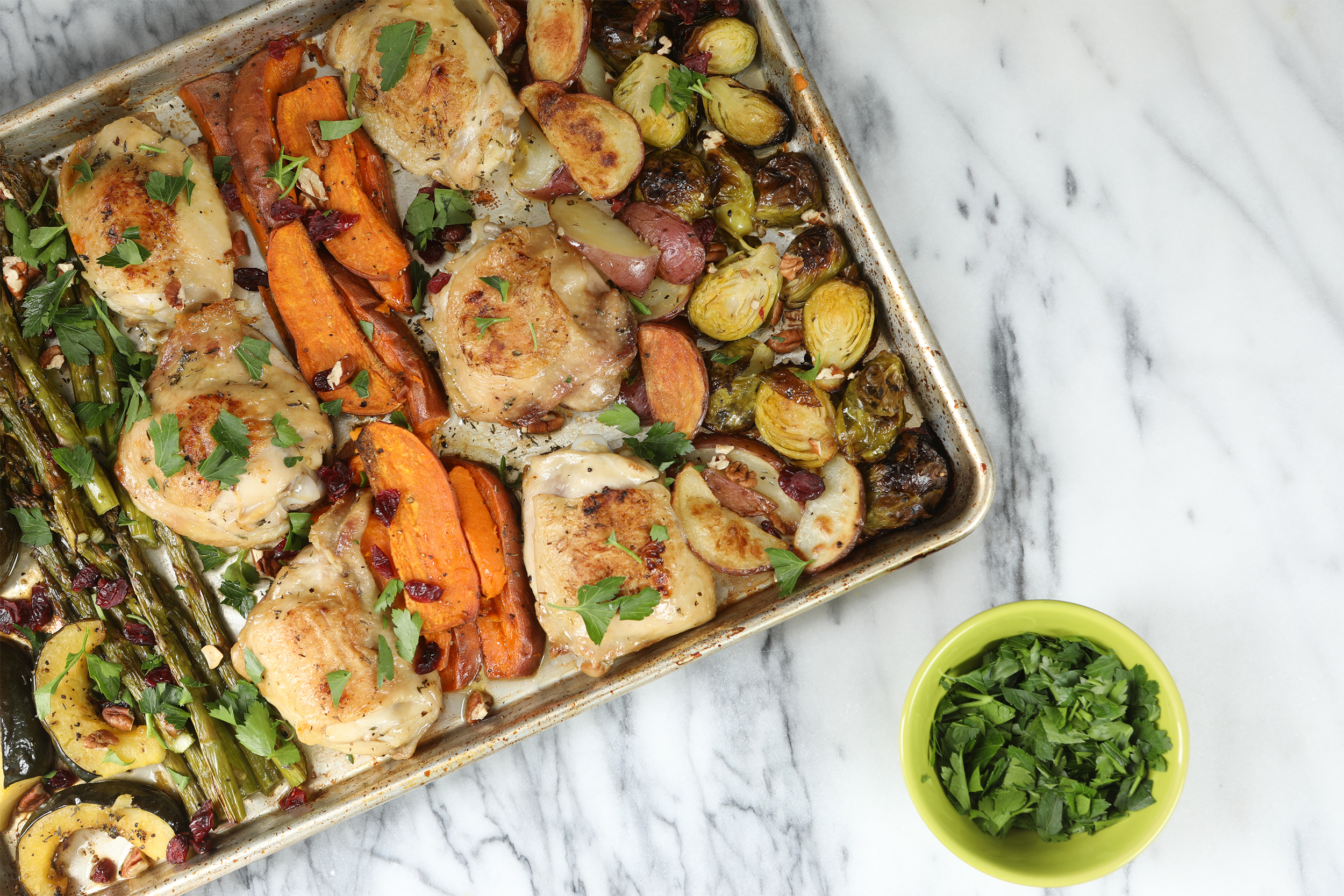 roasted sheet pan meal