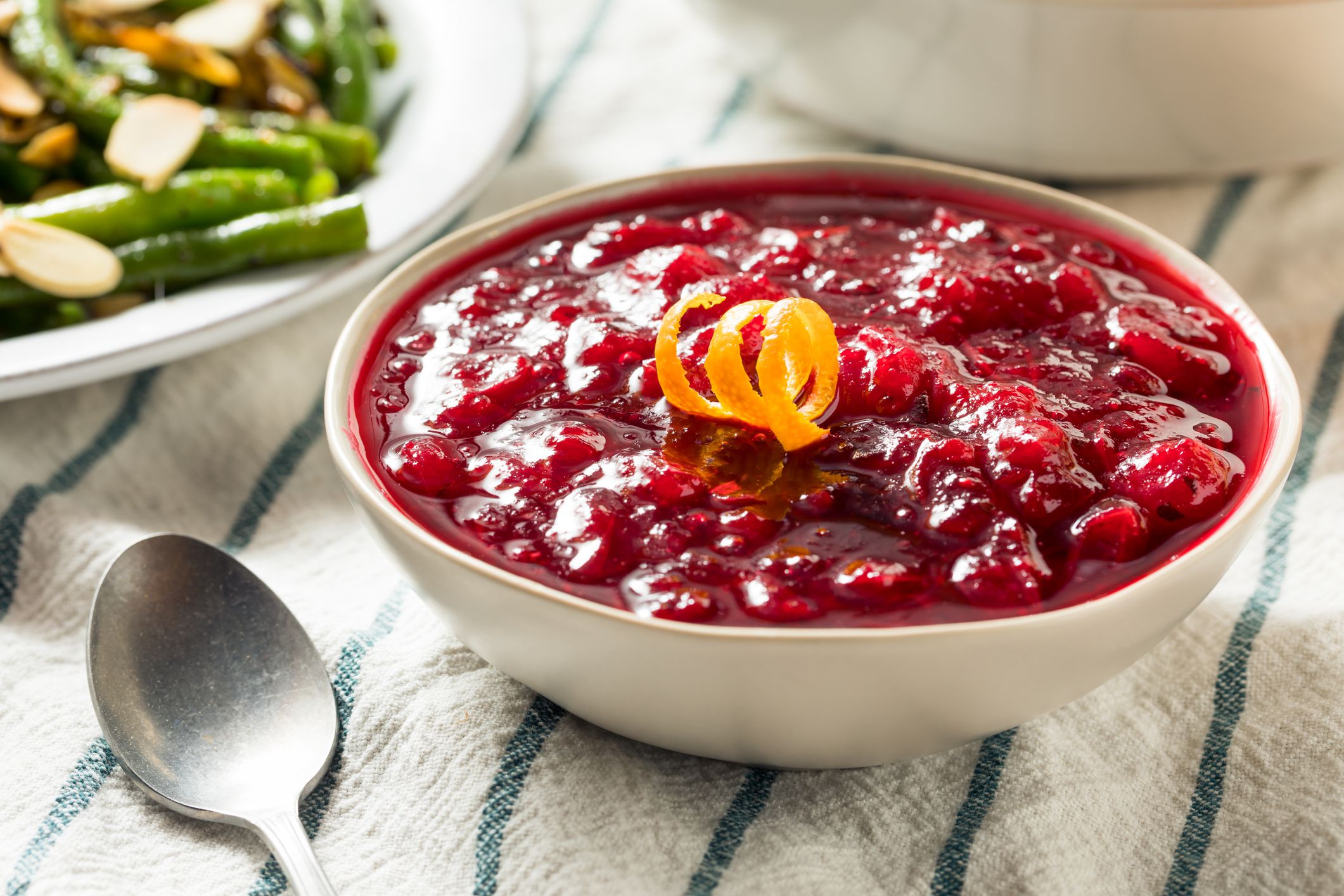 Homemade Thanksgiving Cranberry Sauce Ready to Eat