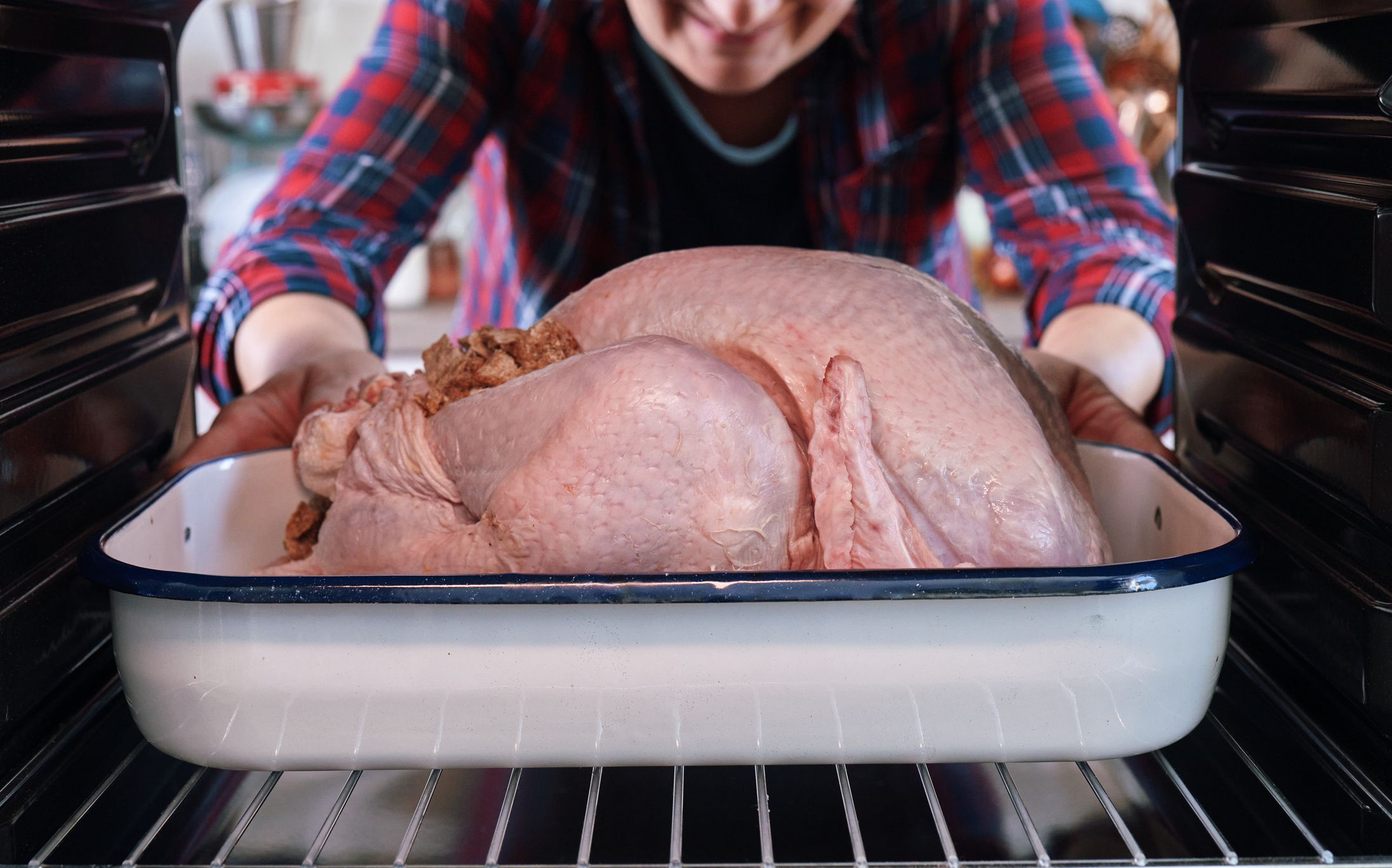 Baking Stuffed Turkey for Holidays in the Oven