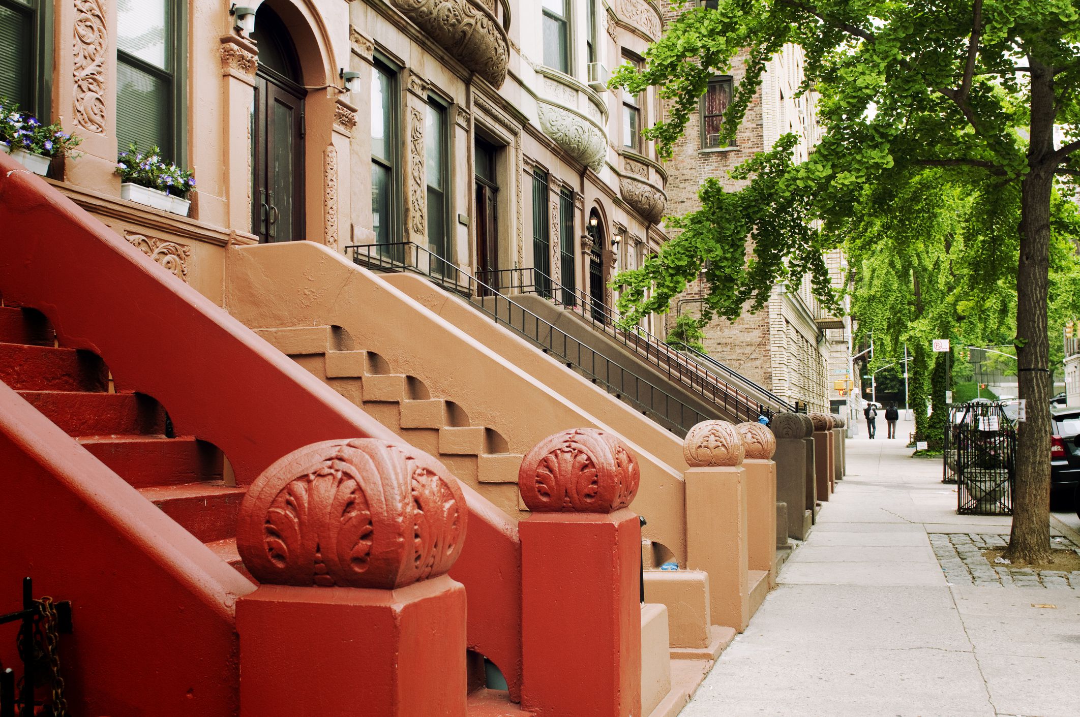 Brownstone, Harlem, Manhattan, NYC.