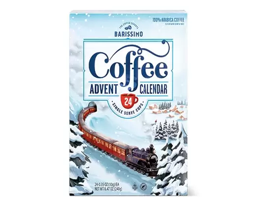 Aldi Barissimo coffee advent calendar