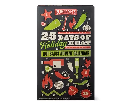 Aldi hot sauce advent calendar