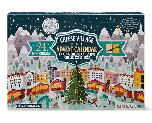 Aldi Emporium selection cheese advent calendar