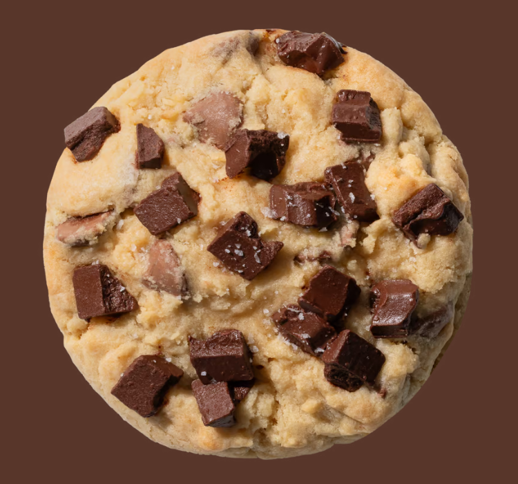 Crumbl double chocolate chip cookie