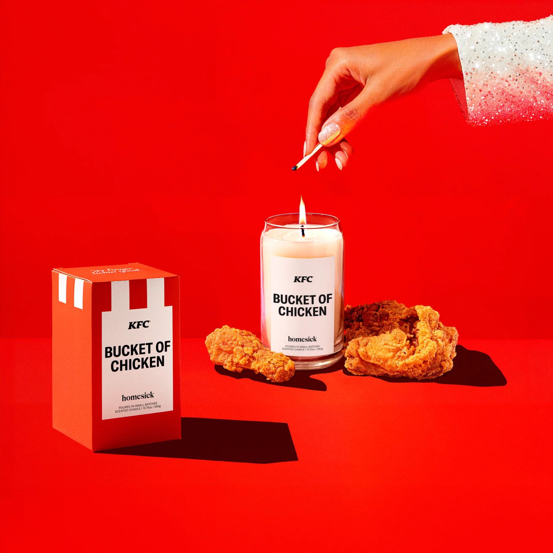 KFC/Homesick bucket of chicken candle 3