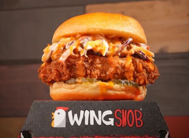 Wing Snob chicken sandwich