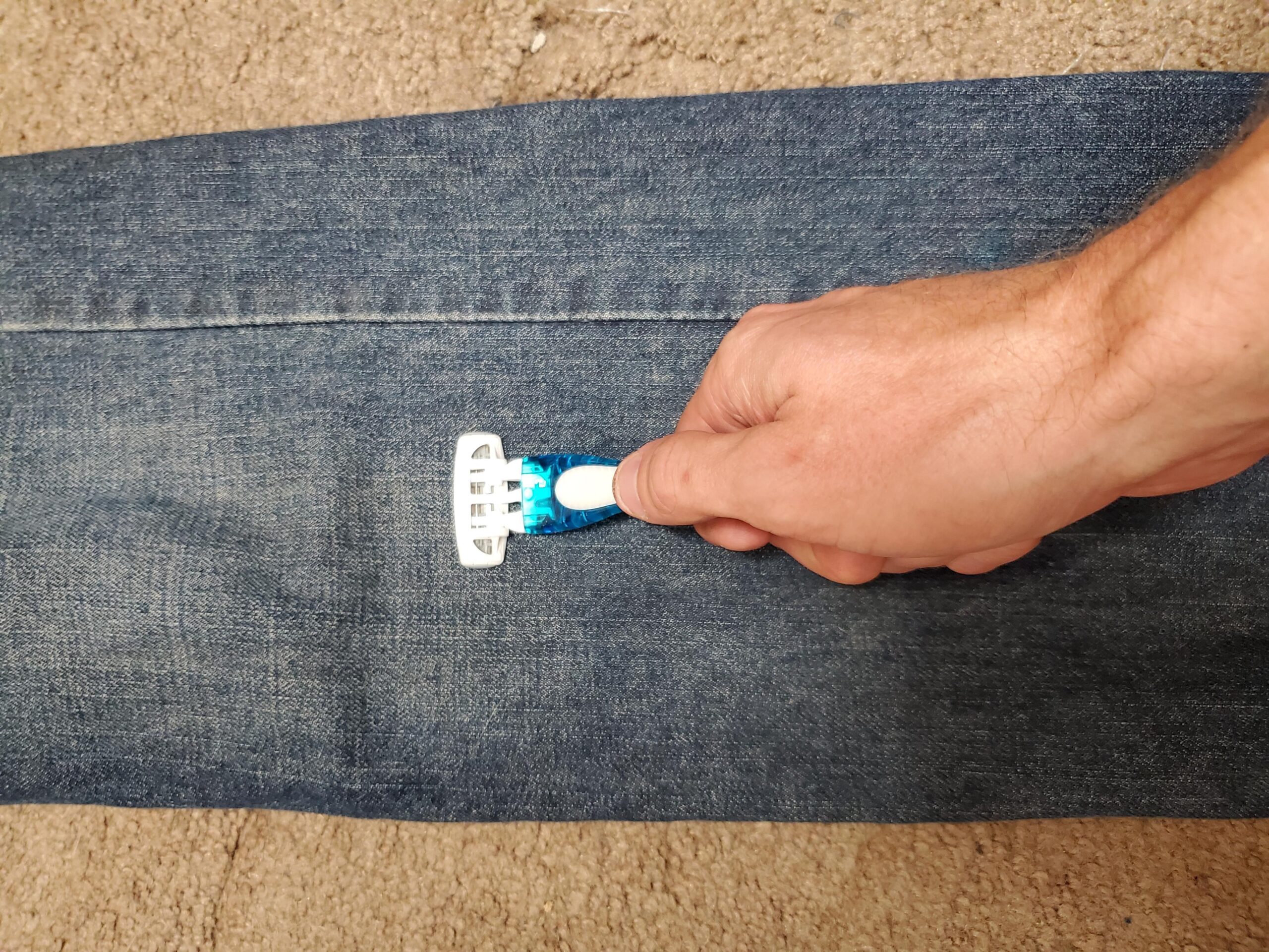 Jeans to Sharpen a Blade