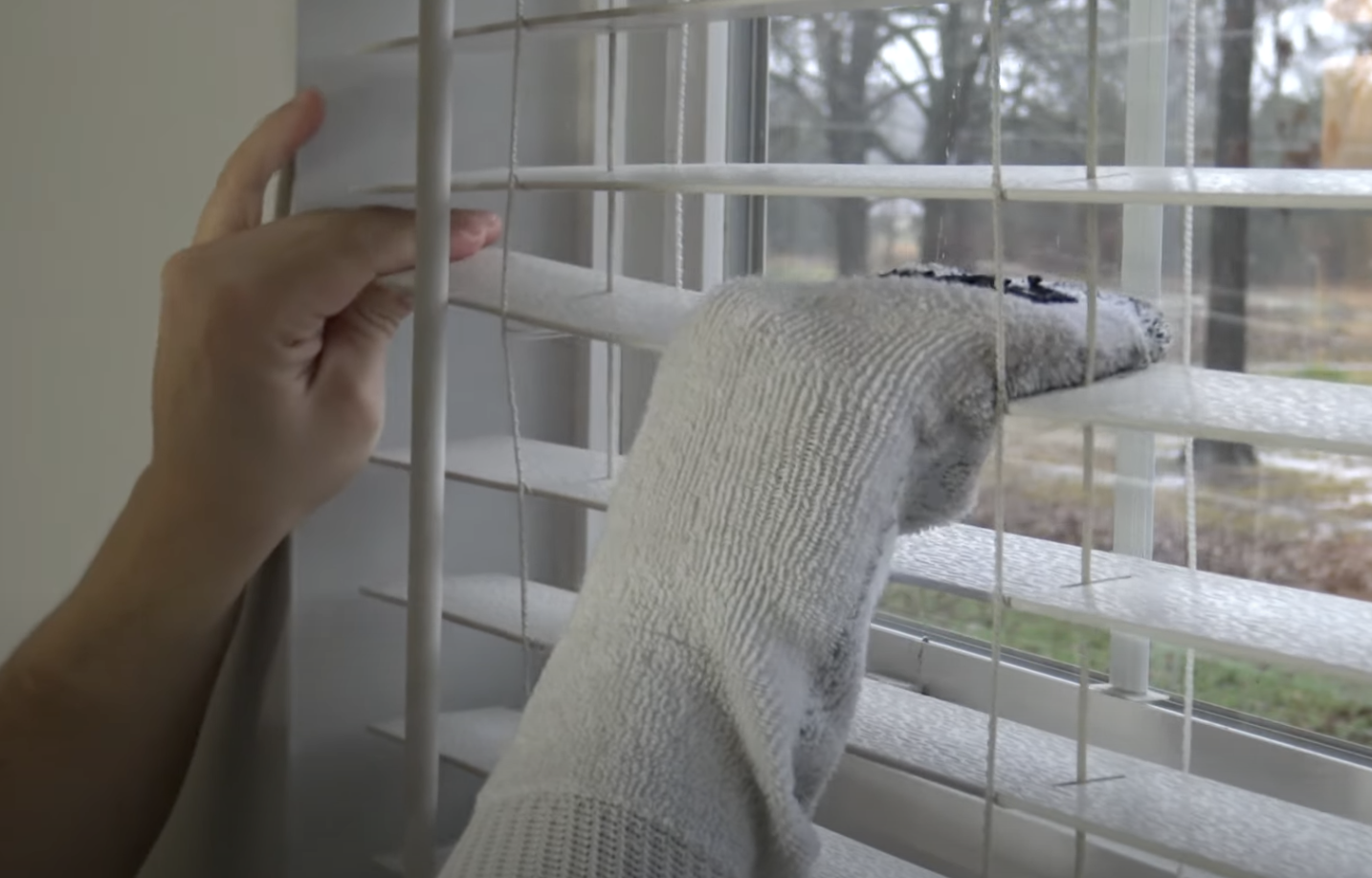 Dusting with a Sock