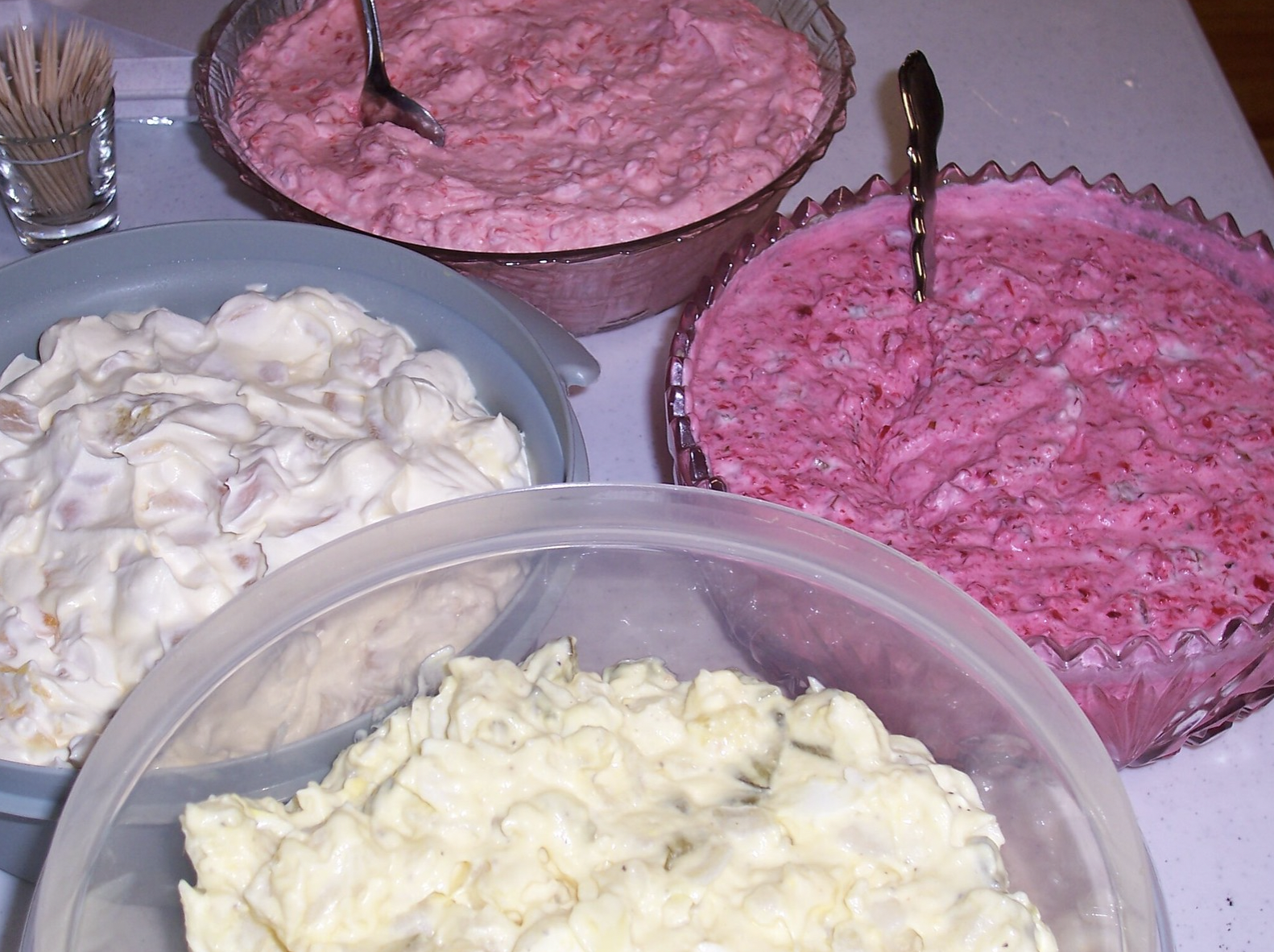 Fruit fluff salad