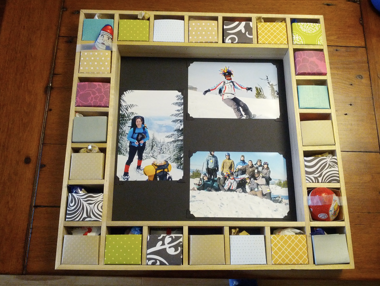 Homemade advent calendar