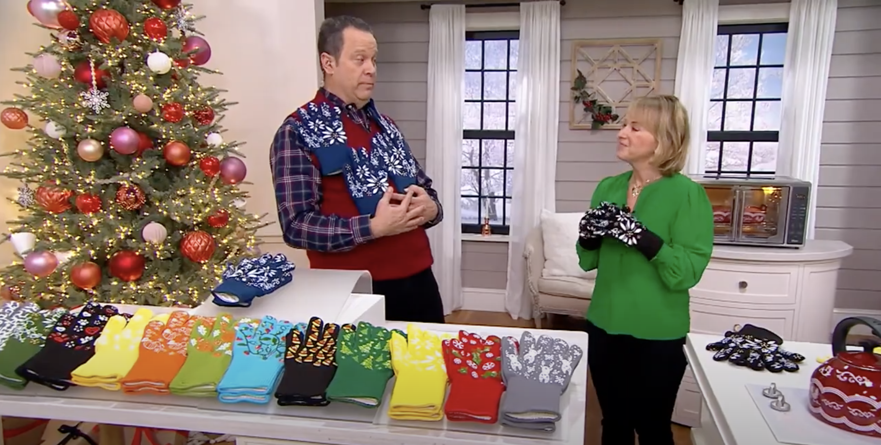 Temp-tations Oven Gloves QVC