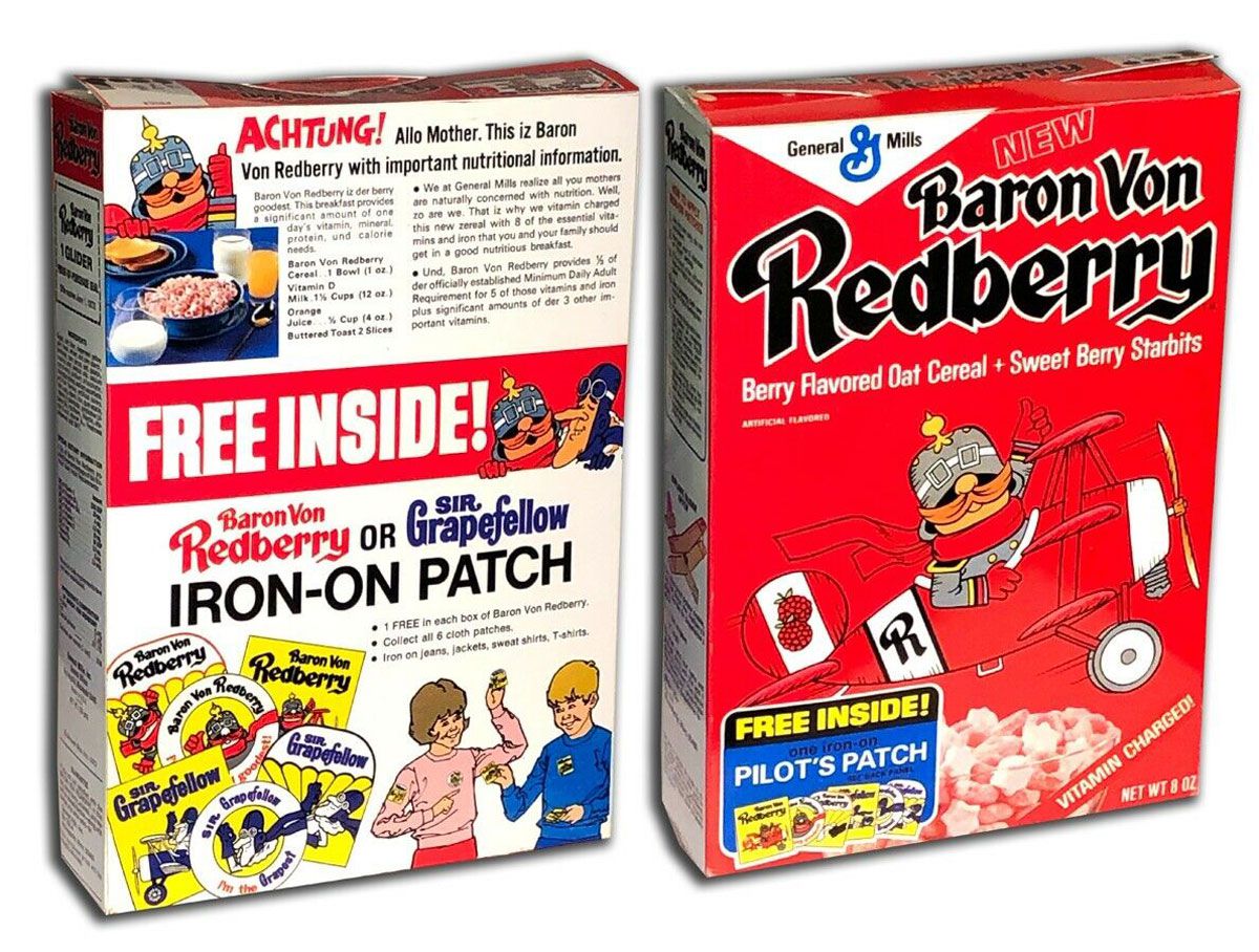 Baron Von Redberry Cereal Box