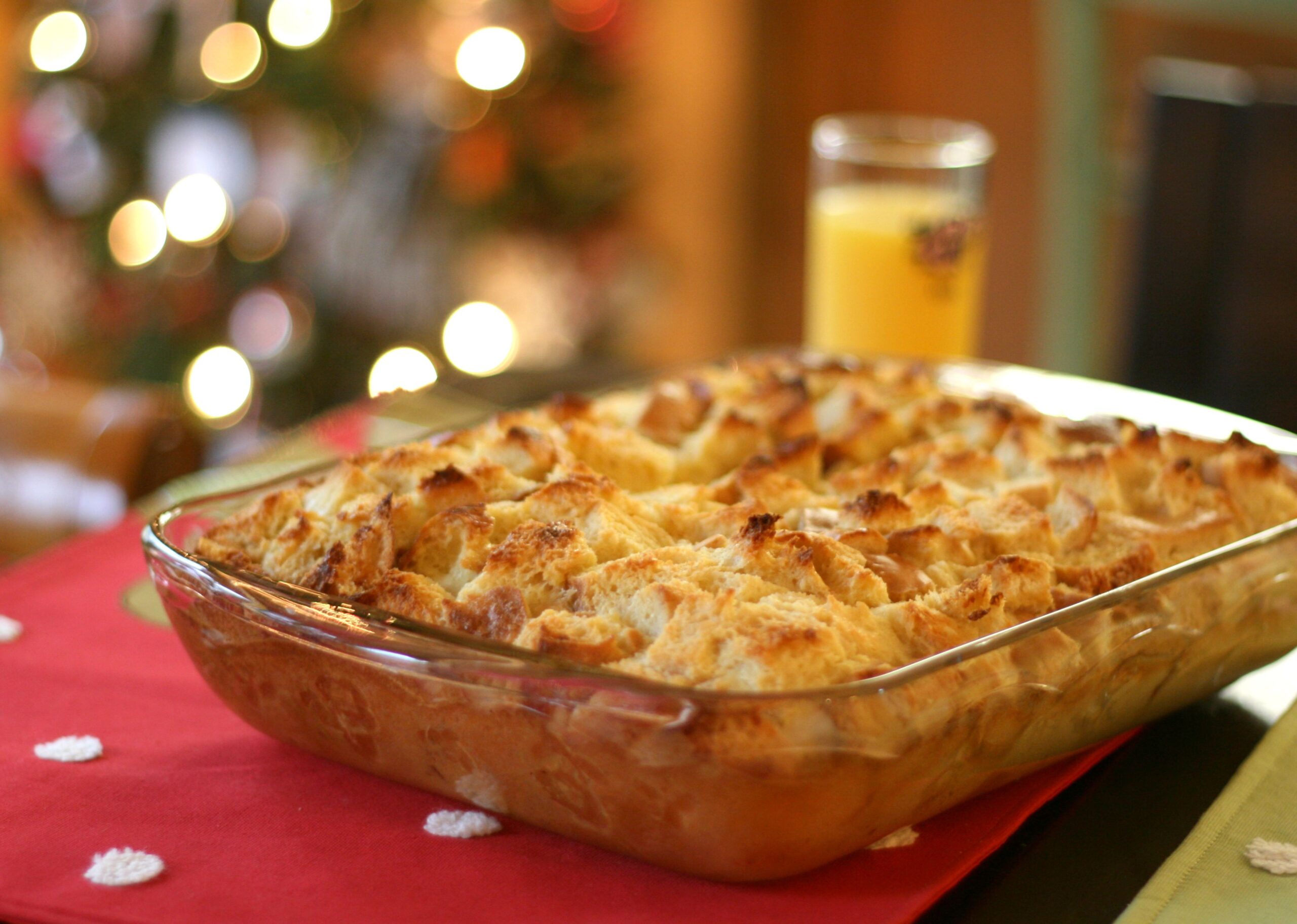 Boozy Caramel French Toast Casserole