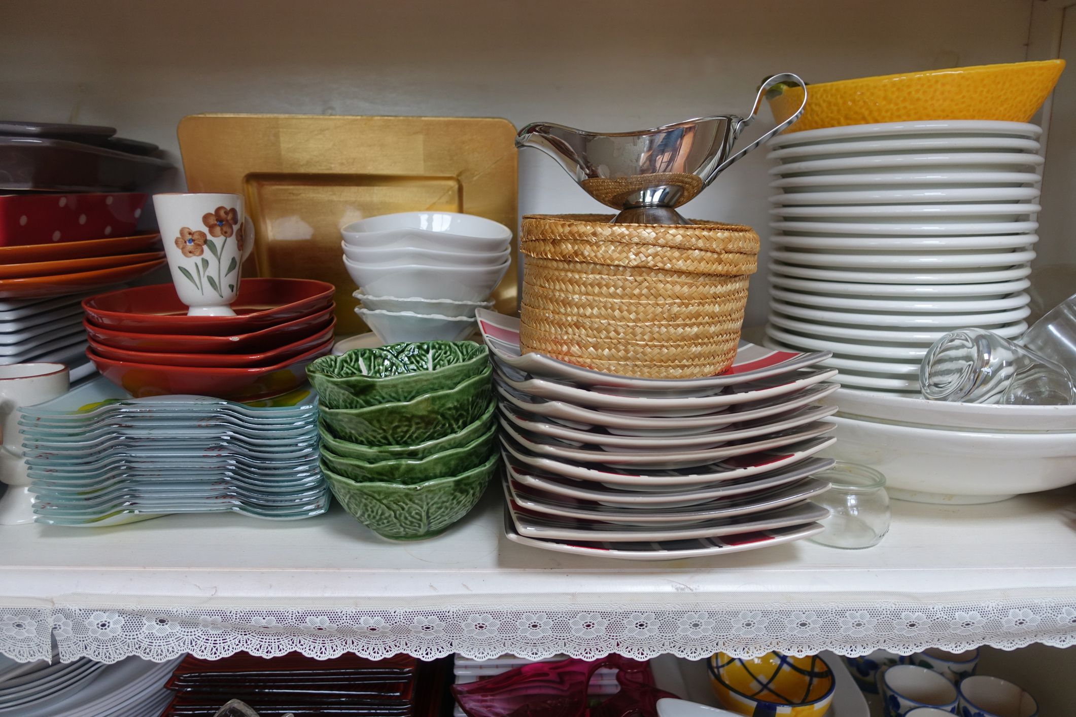 Furnishing buffet Tableware Flea market