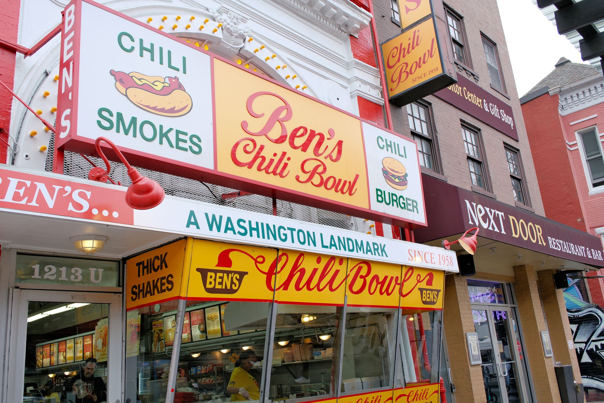 Landmark Washington DC restaurant as seen from outside