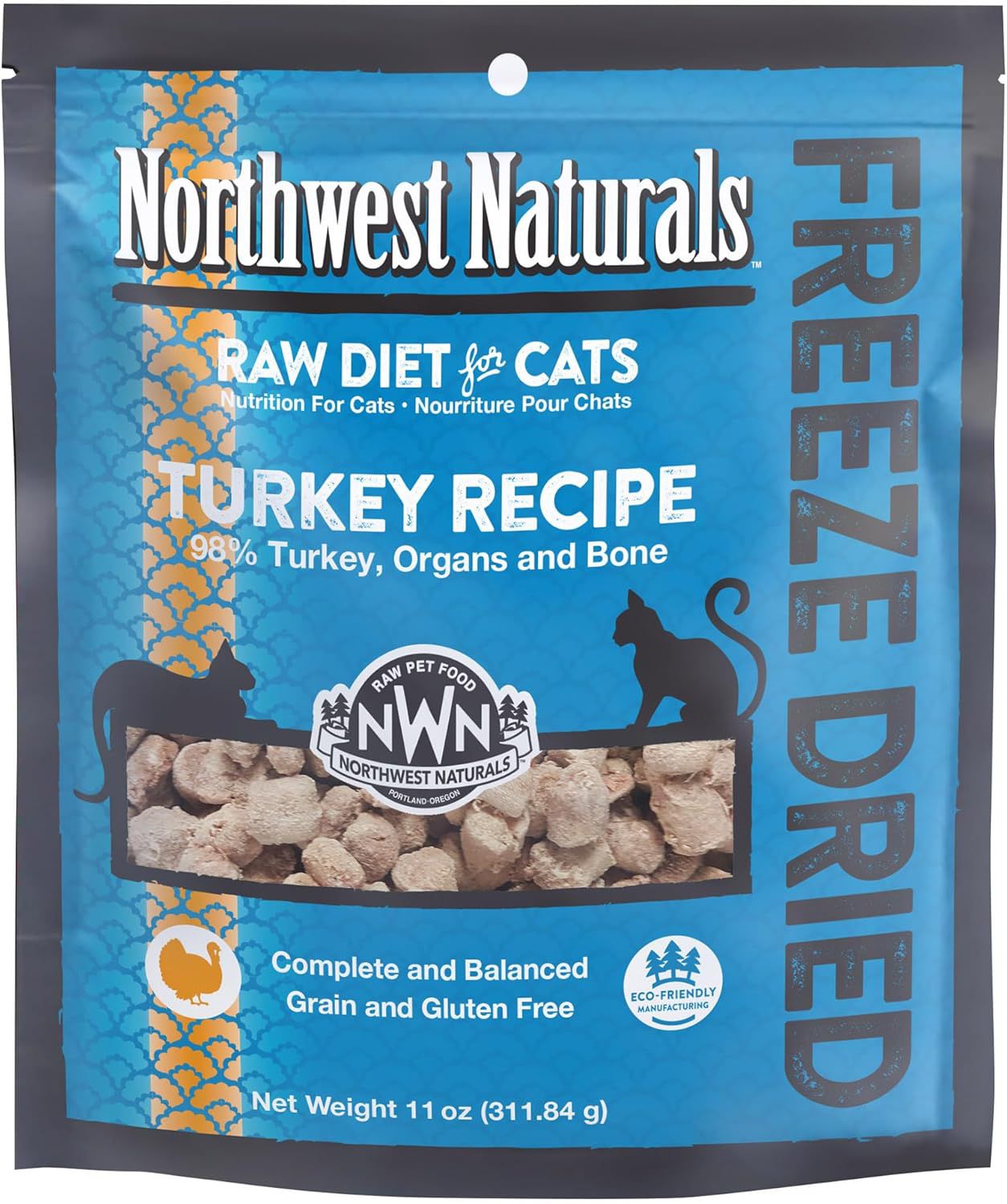Northwest Naturals turkey cat food