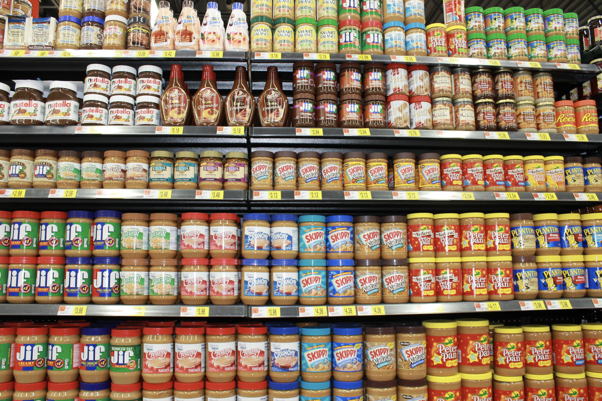 Peanut butter aisle