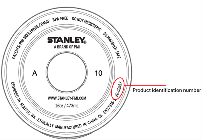 Stanley mug bottom design