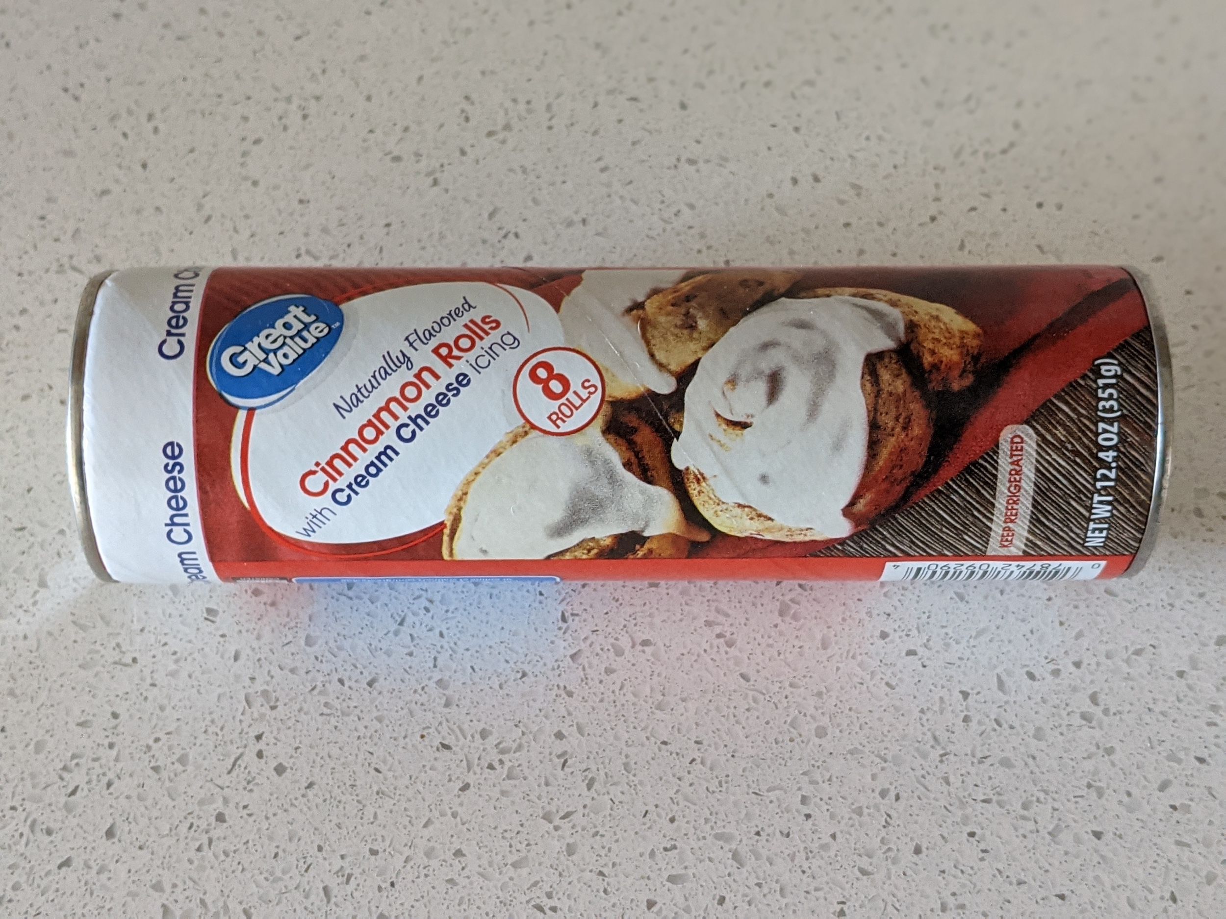 5. Great Value Original Cinnamon Rolls With Cream Cheese Icing
