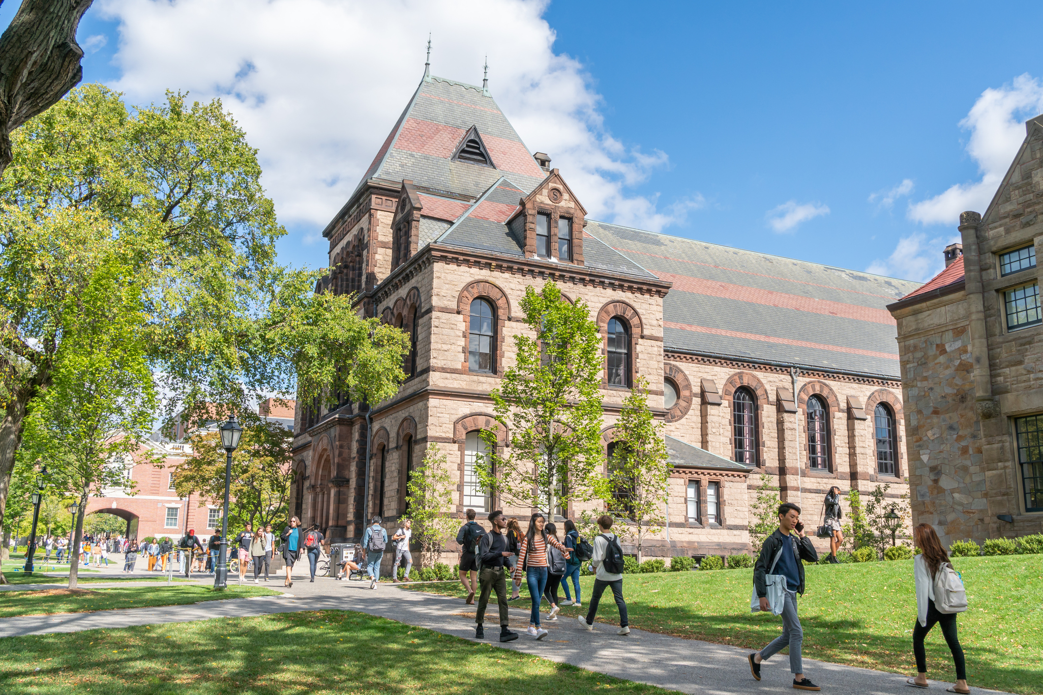 Sayles Hall on the Campus of Brown University, Providence, Rhode Island