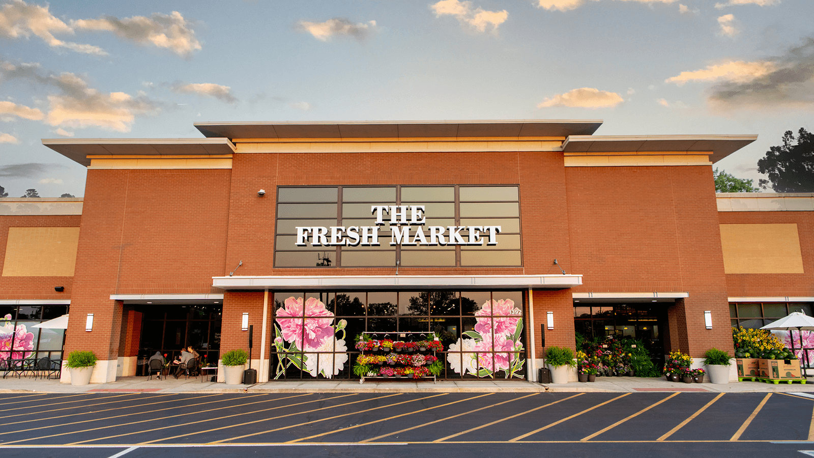 Exterior of The Fresh Market grocery store chain