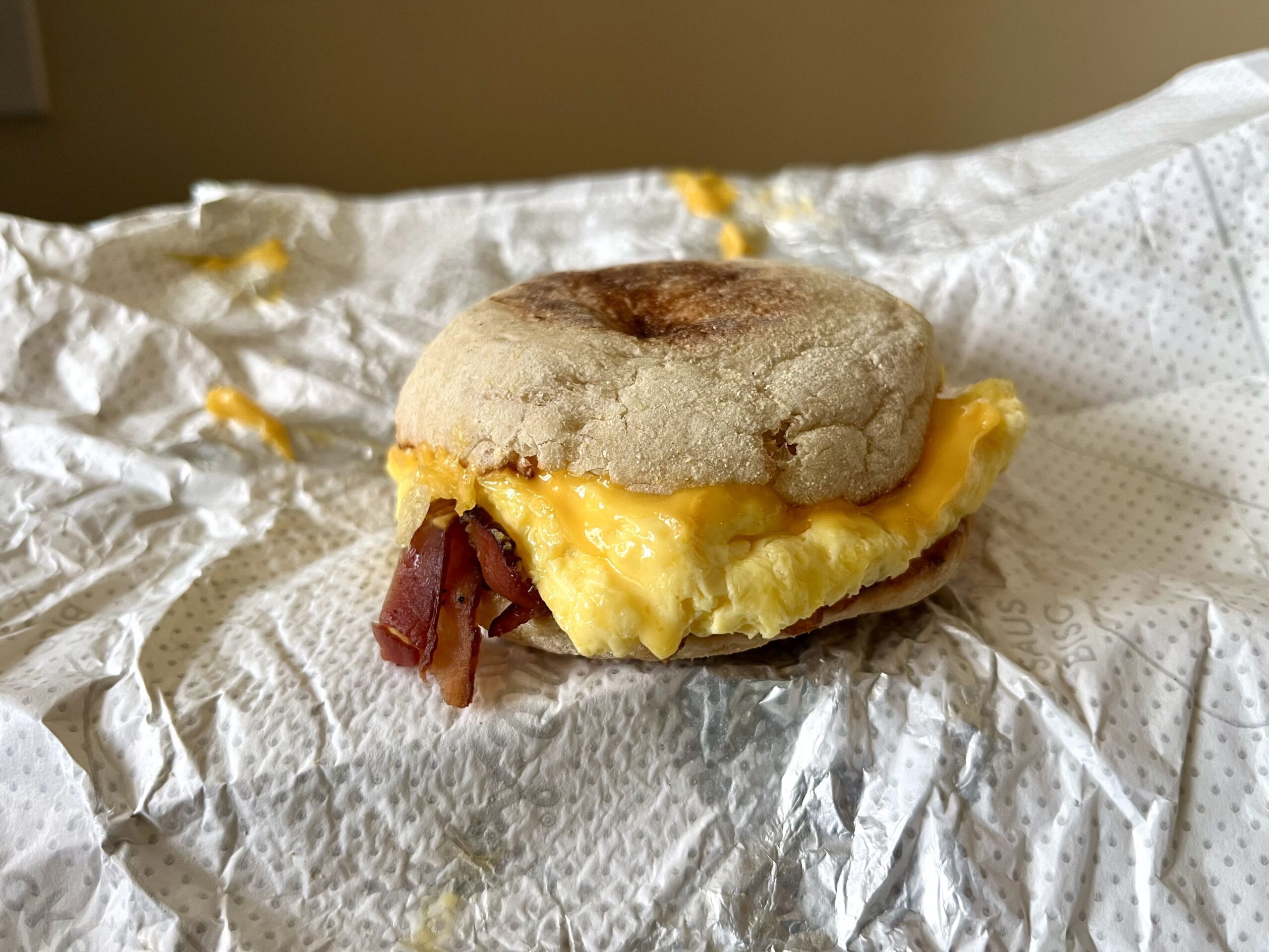 Bacon, Egg & Cheese Muffin from Chick-fil-A