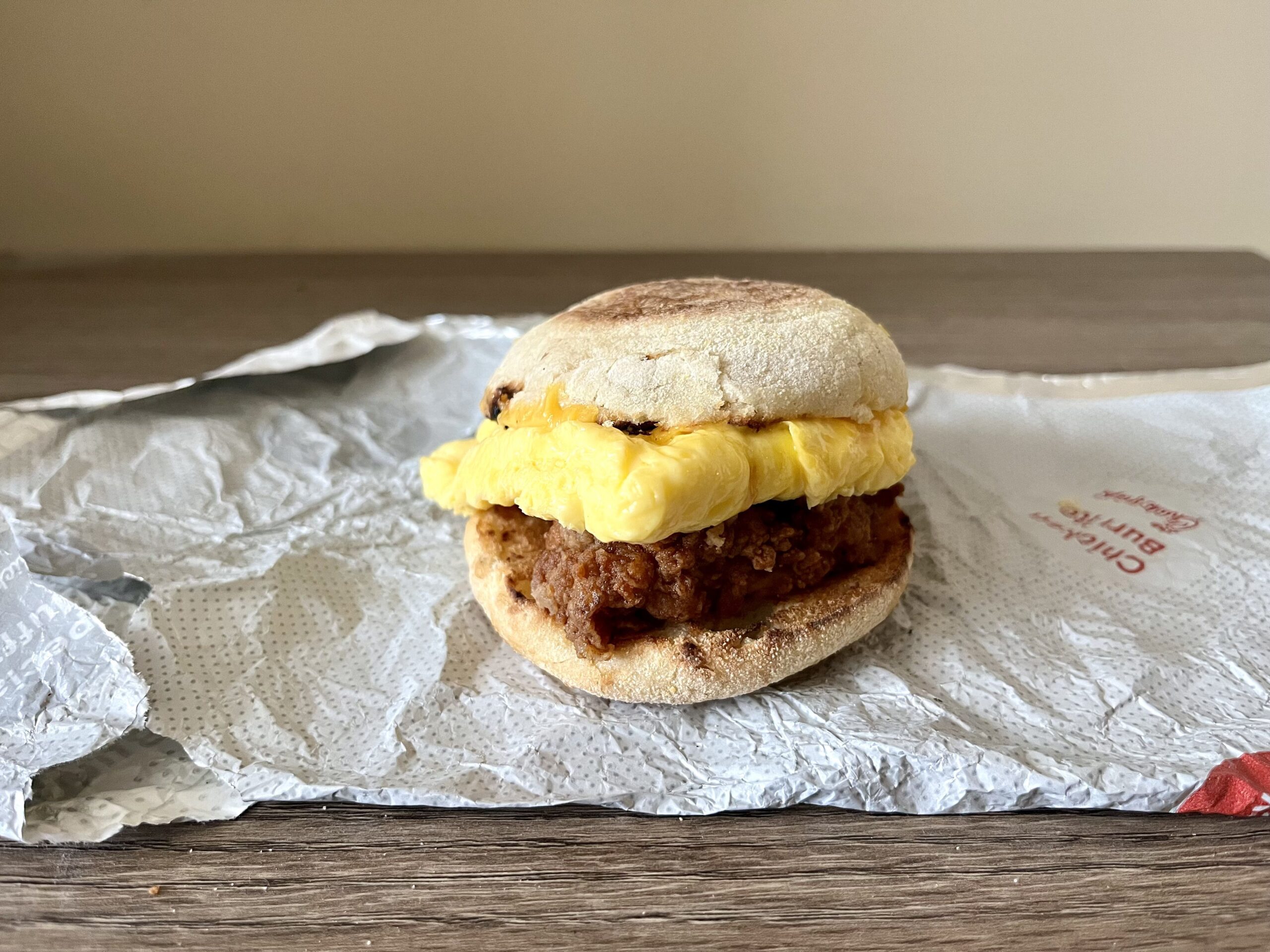 Chicken, Egg & Cheese Muffin from Chick-fil-A