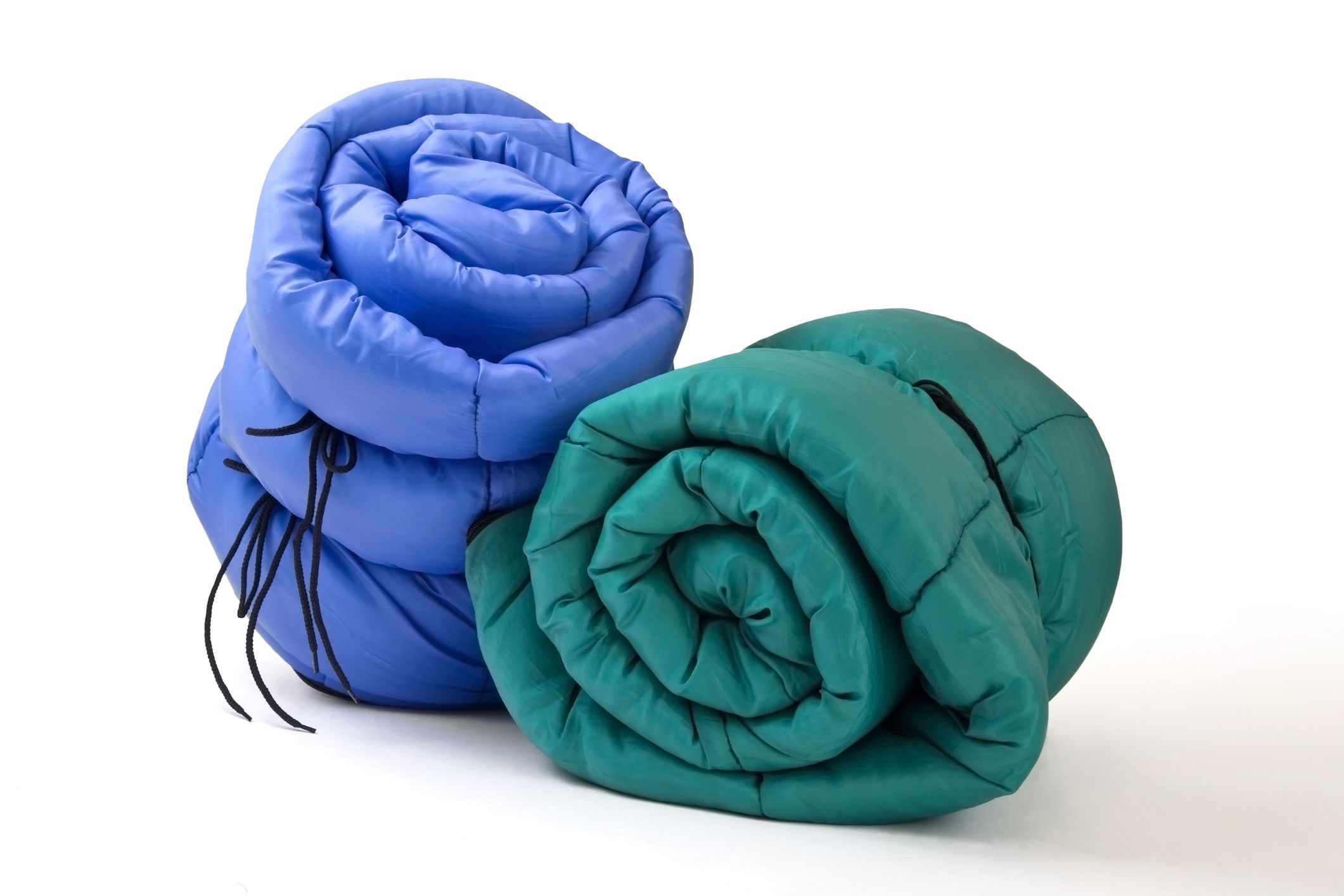 A pair of sleeping bags