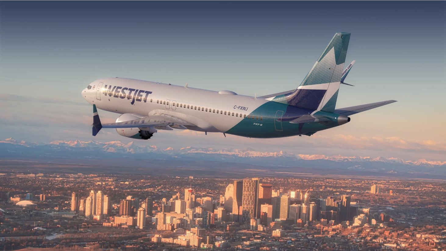 WestJet plane west jet