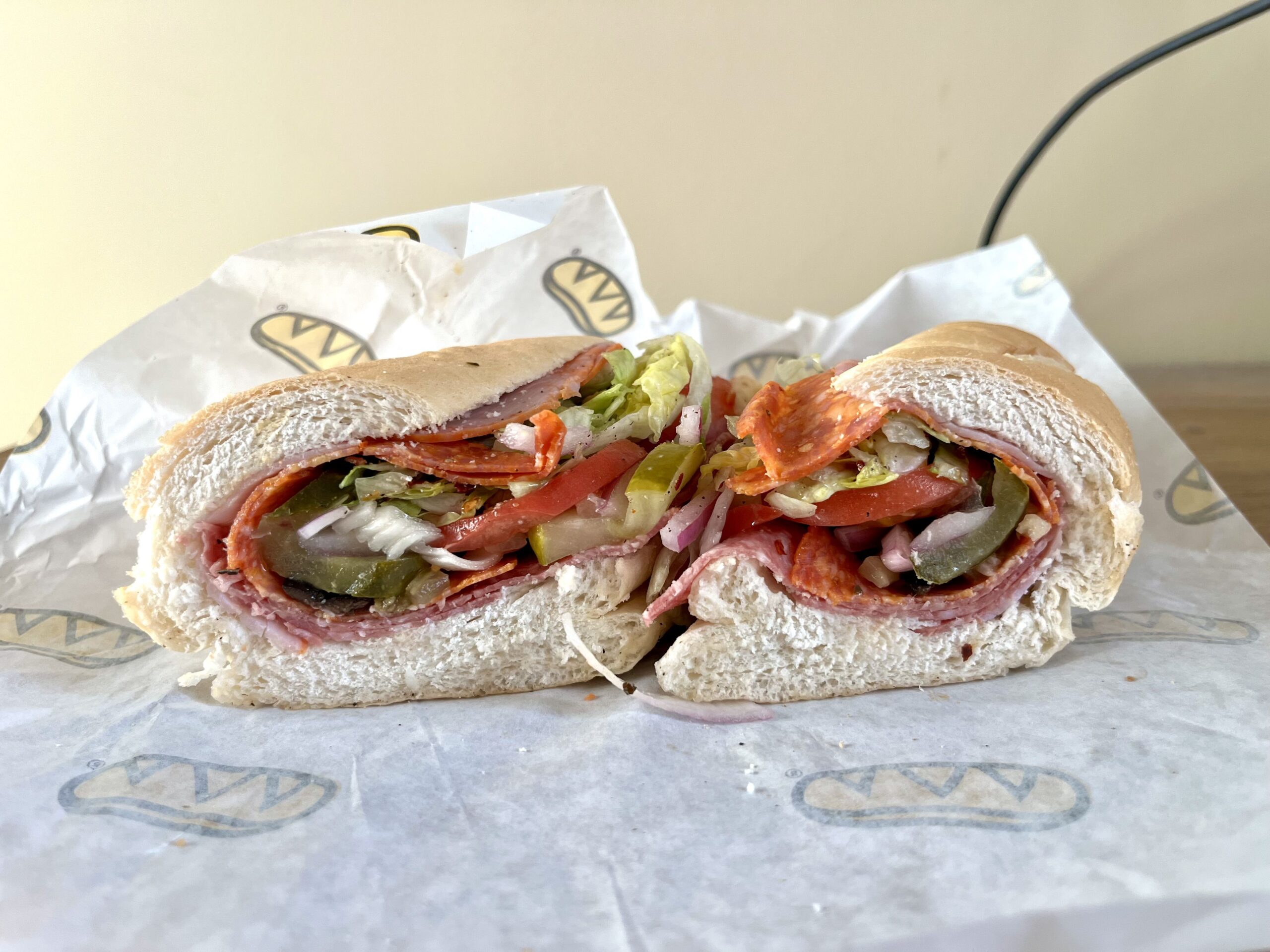 Italian sub from Which Wich