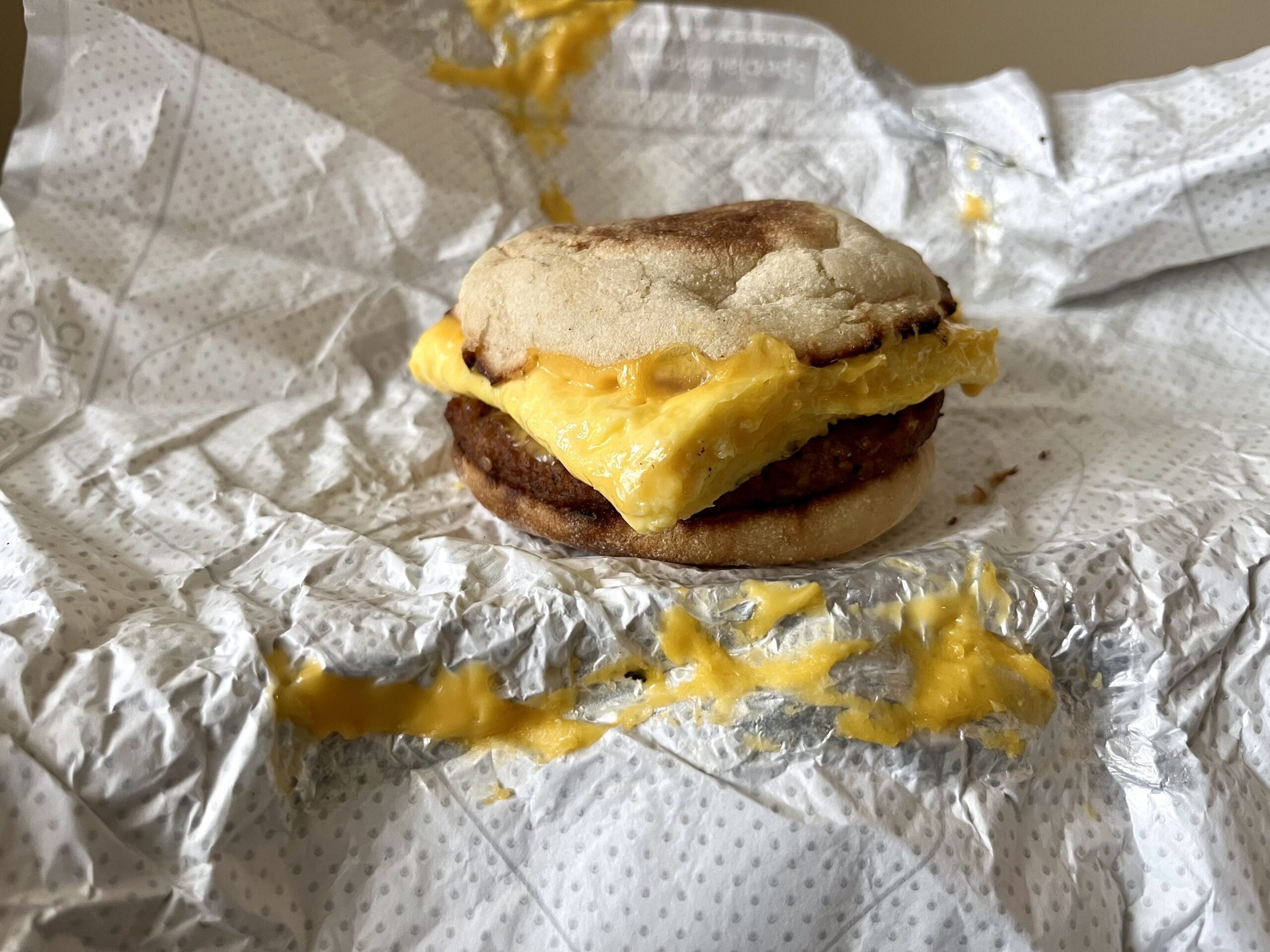 Sausage, Egg & Cheese Muffin from Chick-fil-A