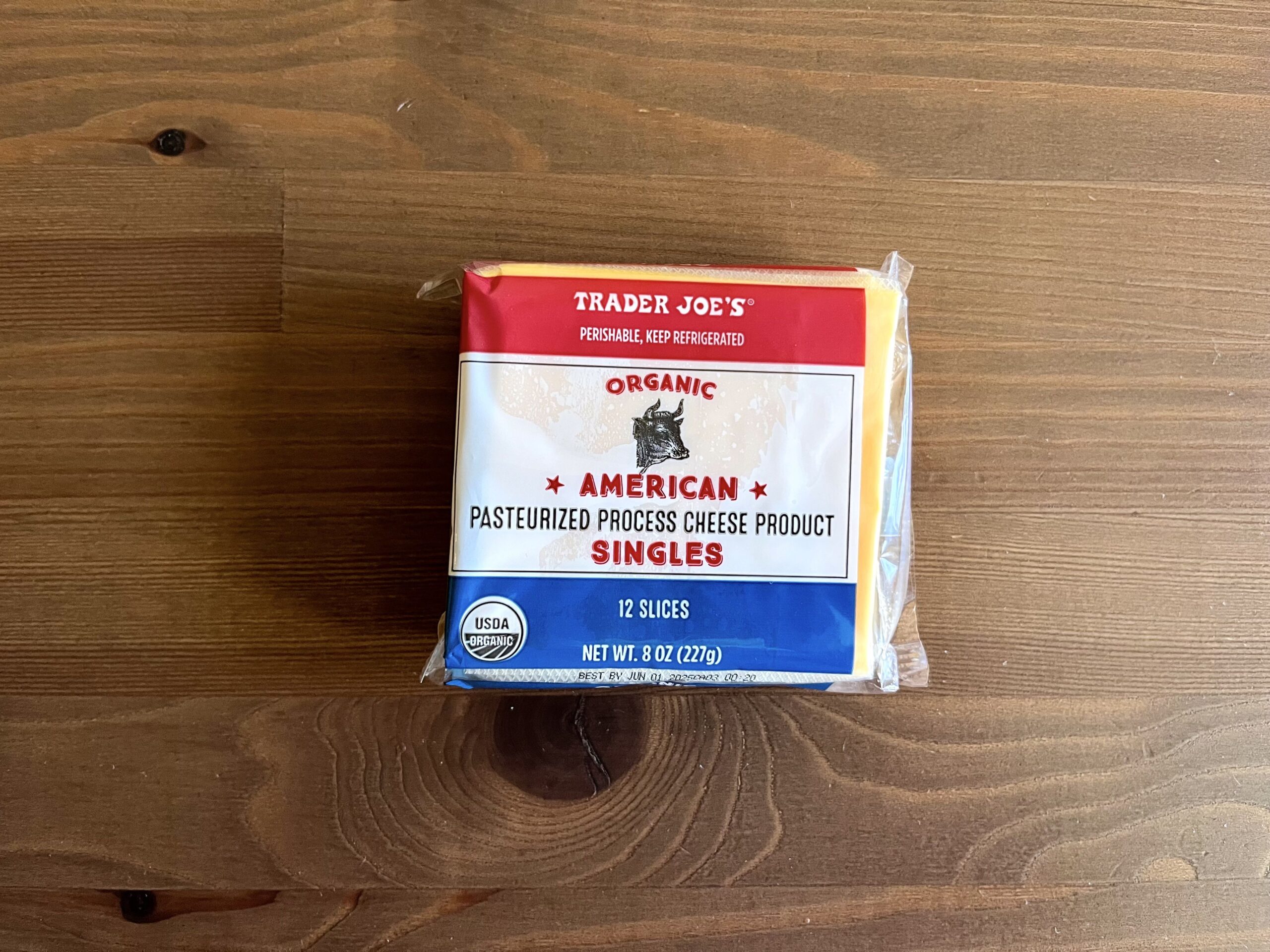 Trader Joe's Organic American Cheese Singles