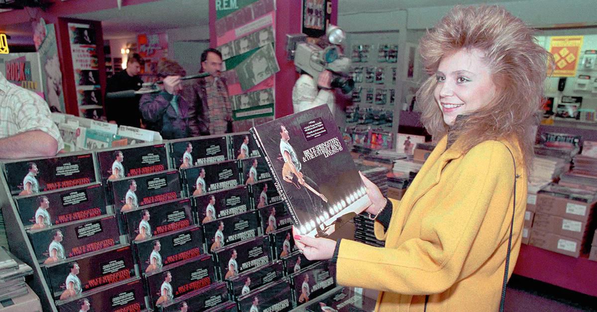 Shopping for records in 1980s